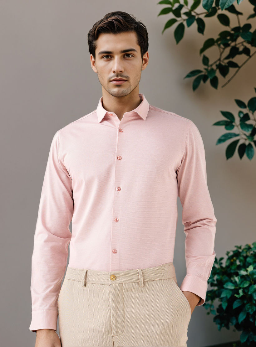 Regular Fit Textured Shirt-men-clothing-shirts-image-1