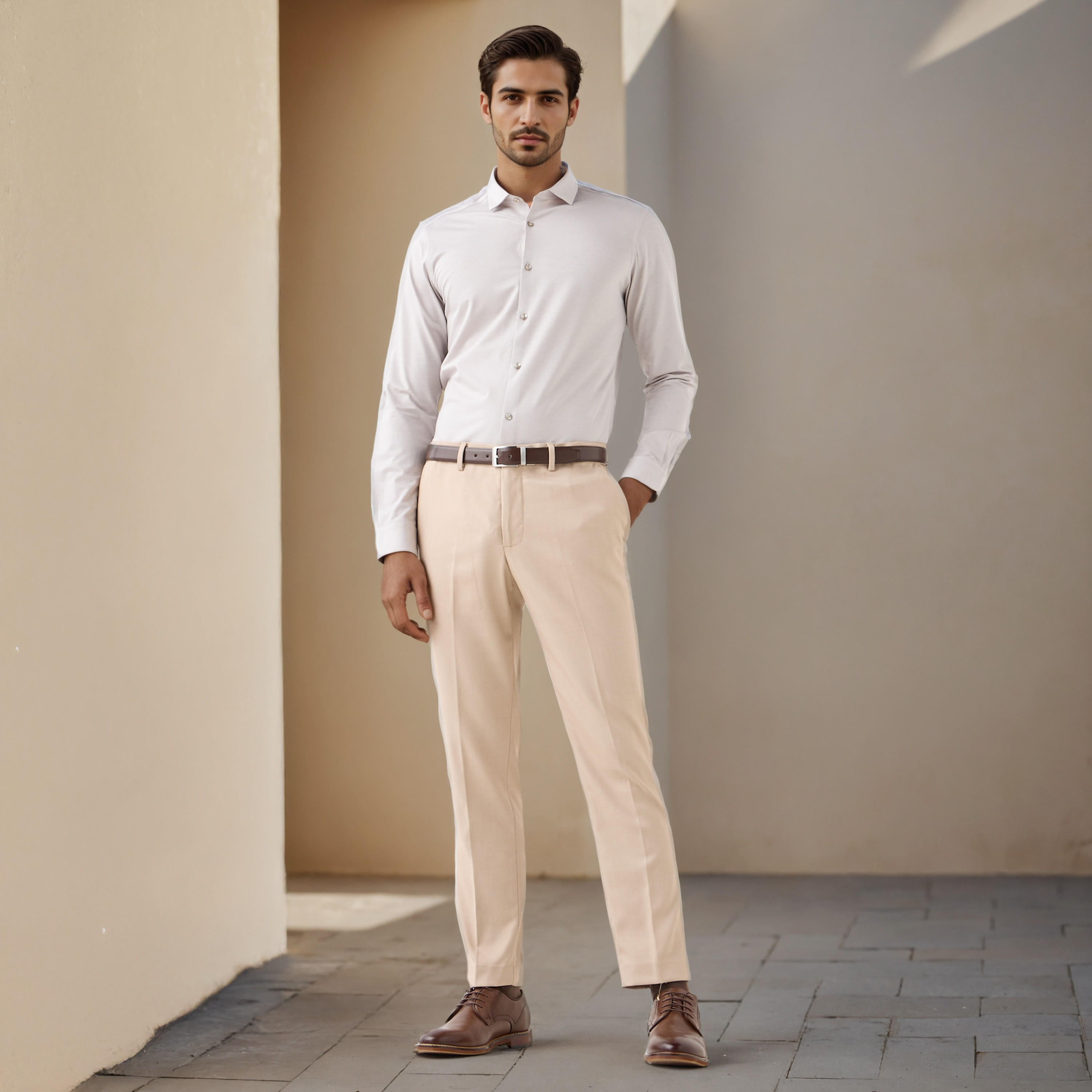 Textured Regular Fit Shirt-men-clothing-shirts-image-2