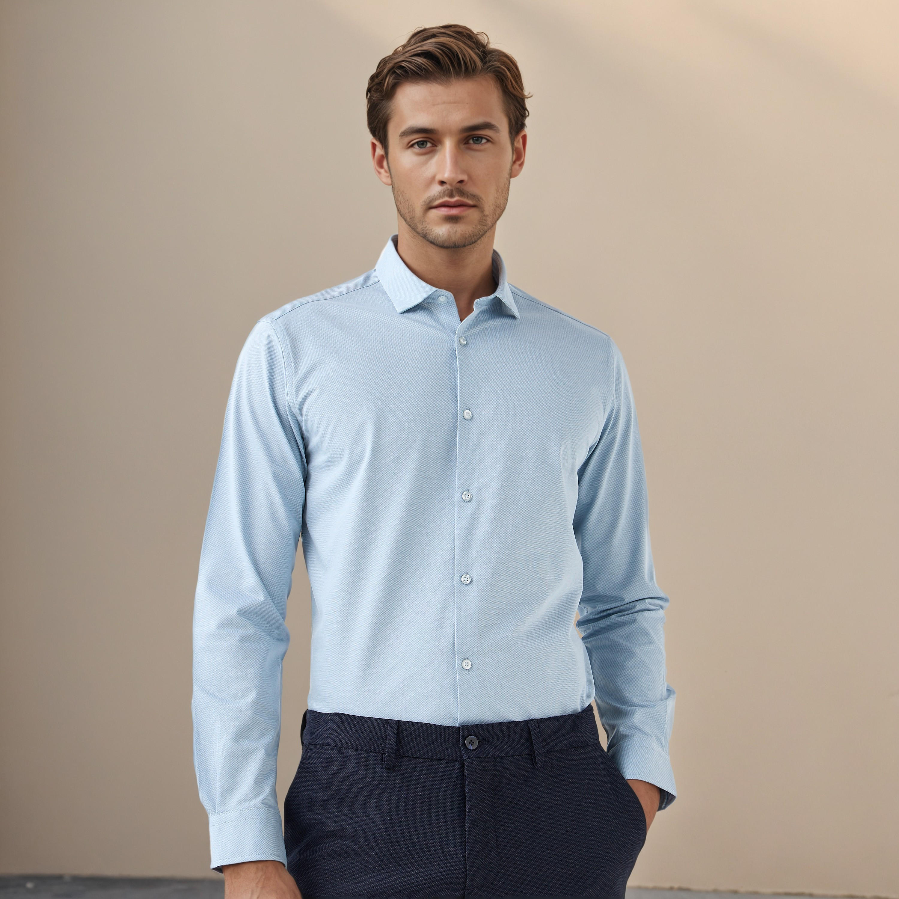 Regular Fit Textured Shirt-men-clothing-shirts-image-1