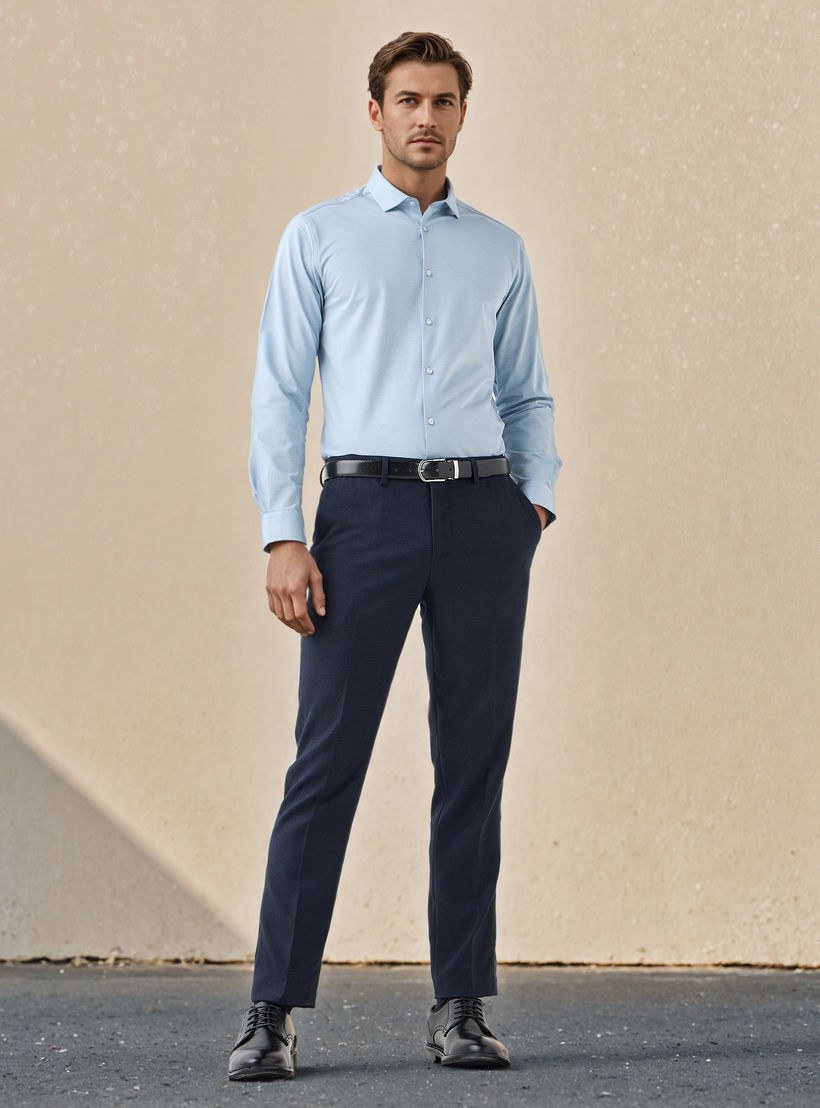 Regular Fit Textured Shirt-men-clothing-shirts-image-2