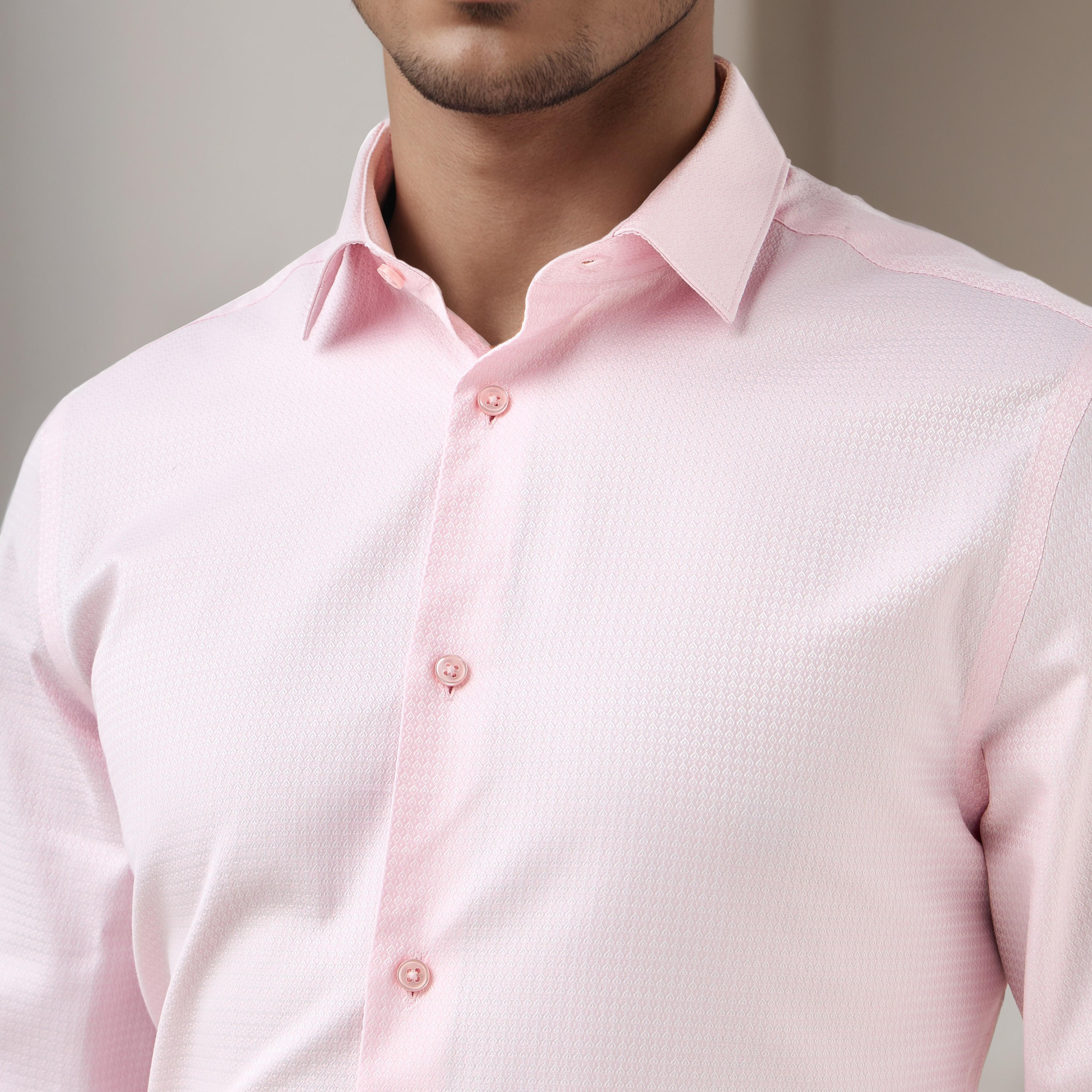 قميص دوبي بقصة عادية وياقة-men-clothing-shirts-image-2