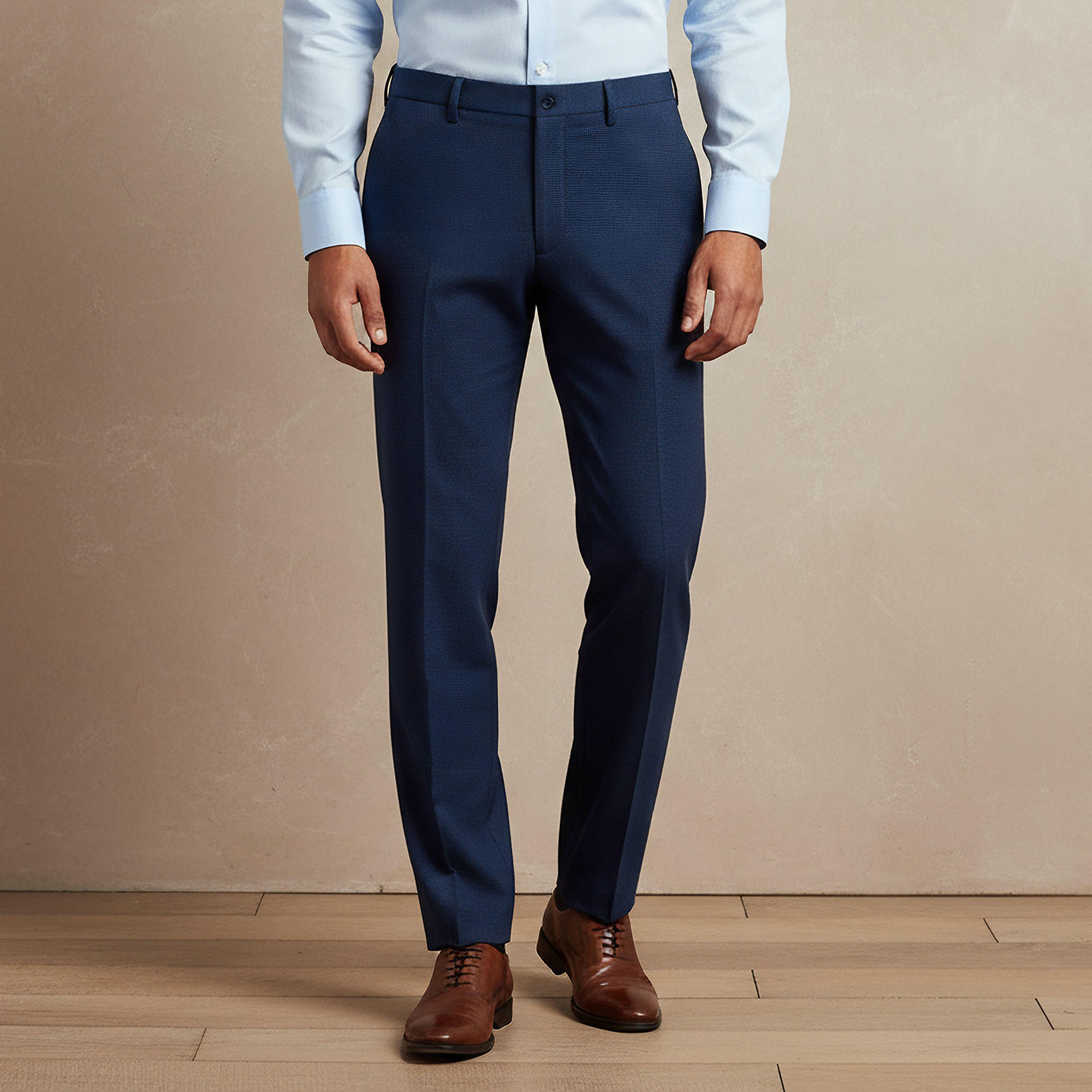 Men Slim Fit Formal Trousers-men-clothing-bottoms-trousersandchinos-trousers-image-1