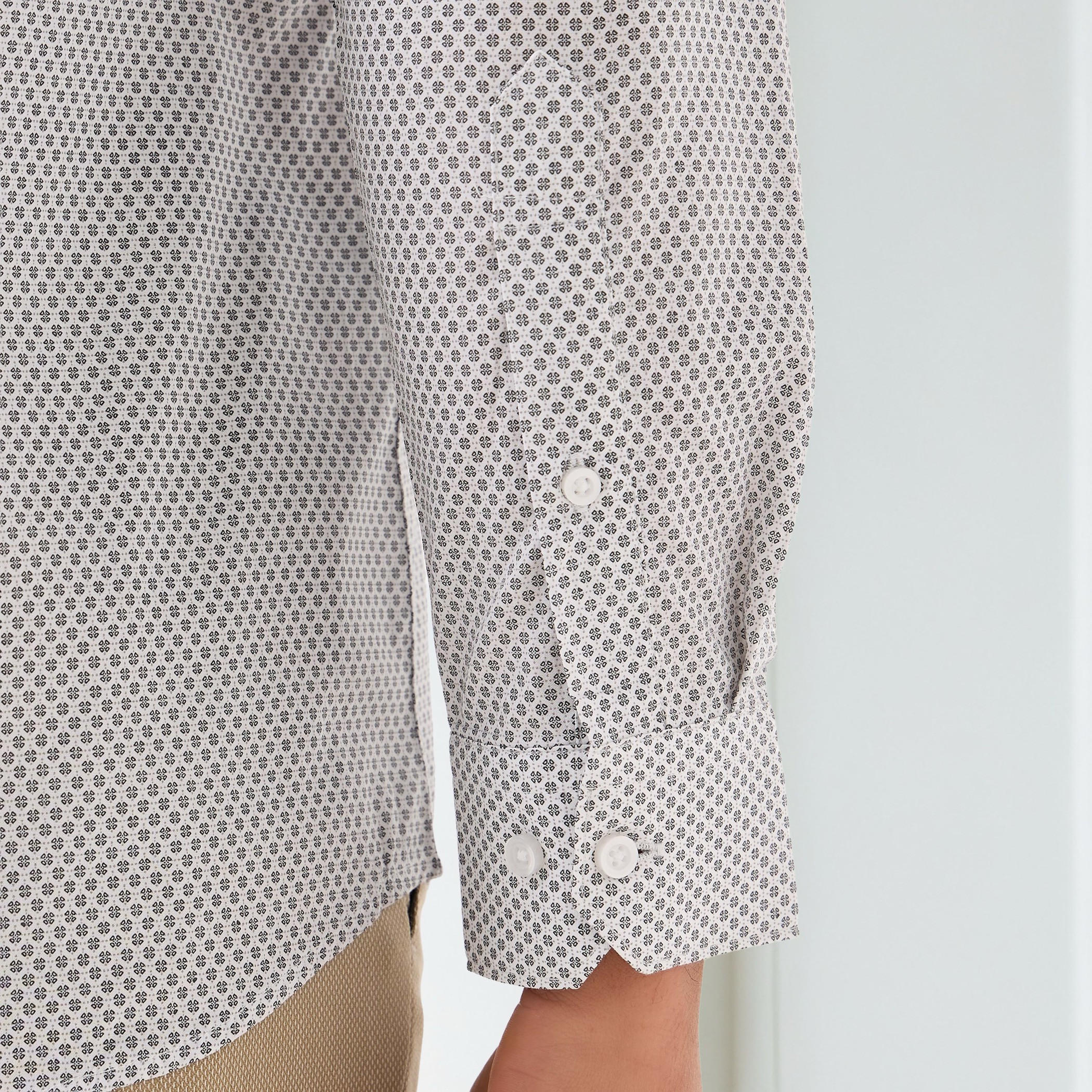 Men Regular Fit Collared Printed Long Sleeves Shirt-men-clothing-shirts-image-4