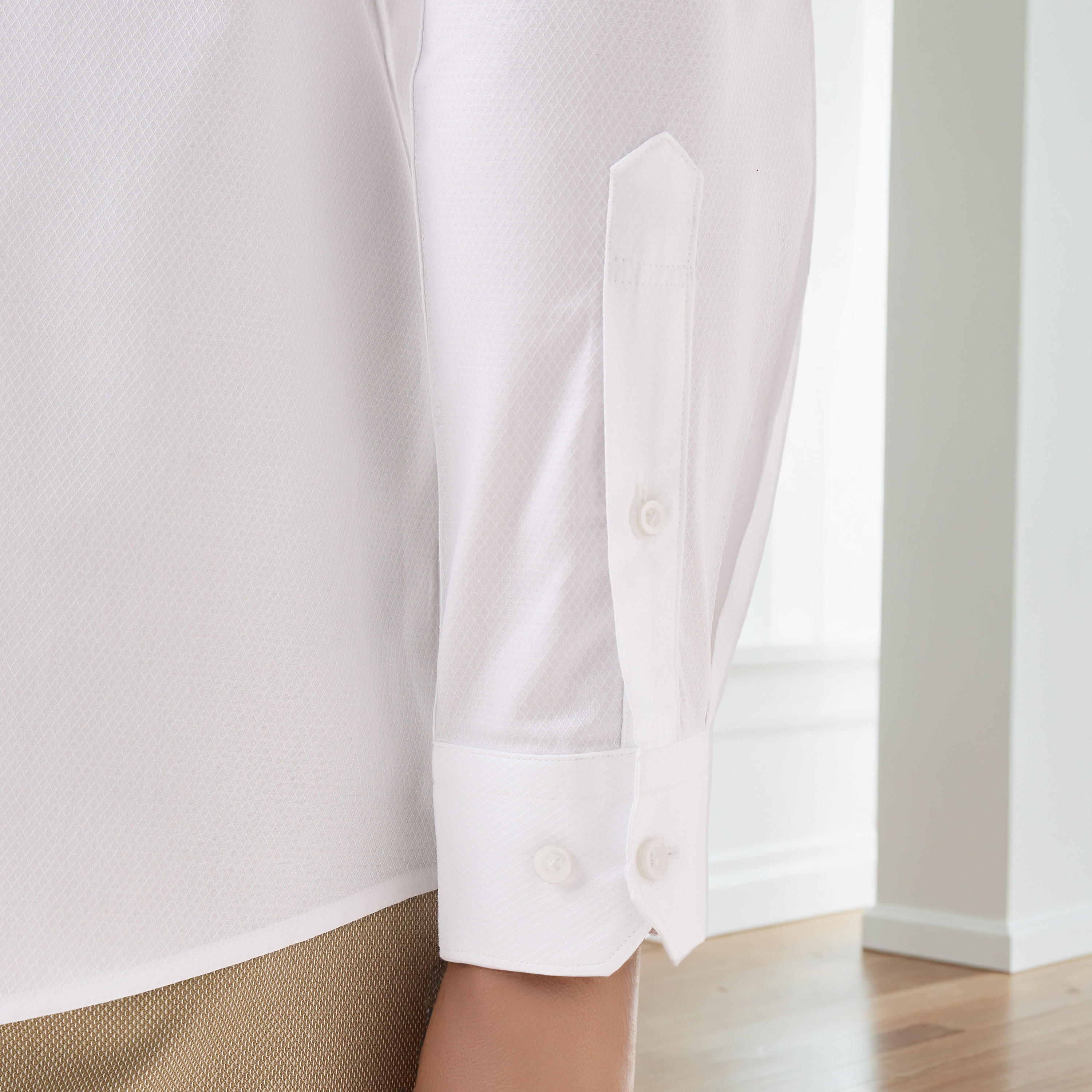 Men Regular Fit Collared Textured Long Sleeves Shirt-men-clothing-shirts-image-4