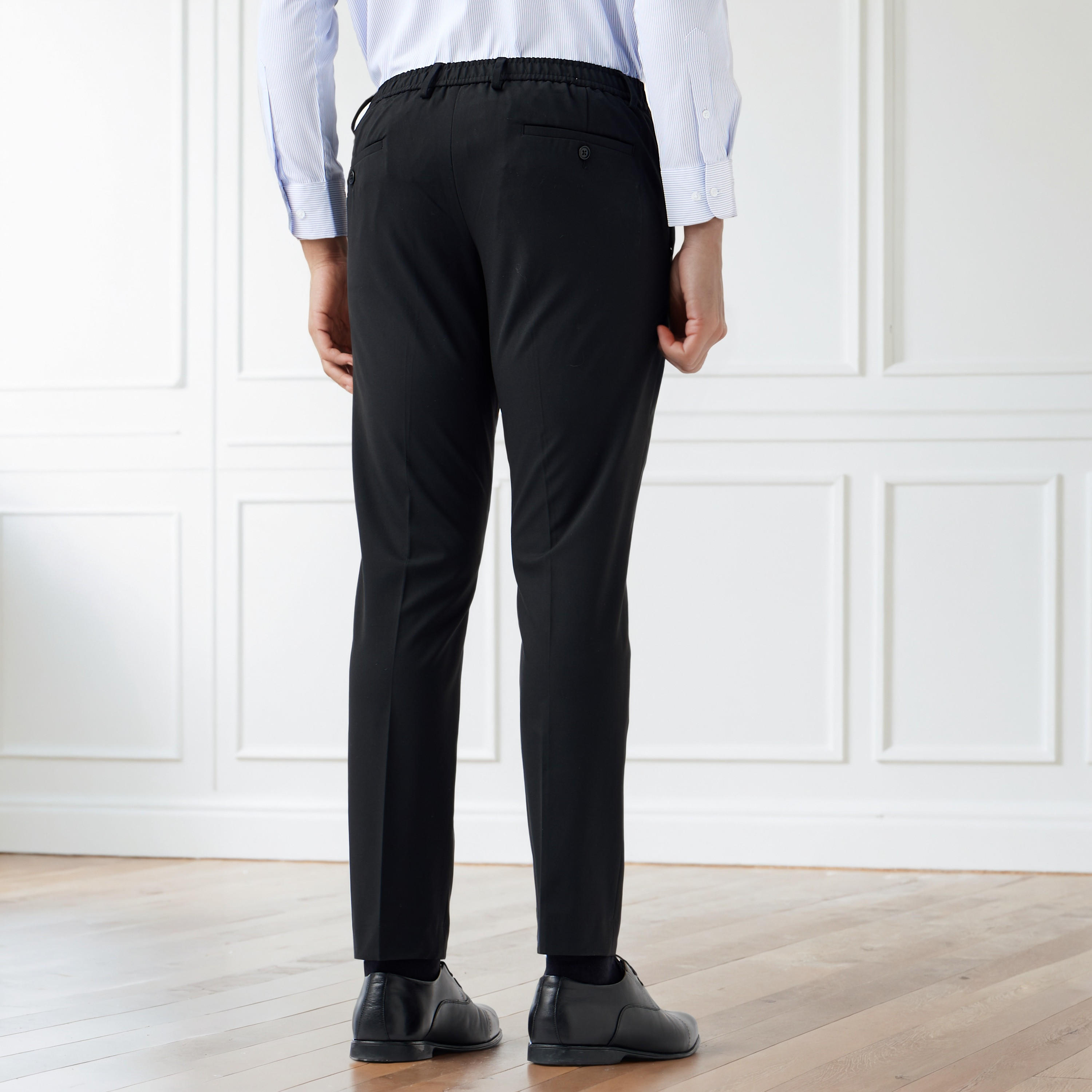 Men Slim Fit Flexi Waist Formal Trousers-men-clothing-bottoms-trousersandchinos-trousers-image-3