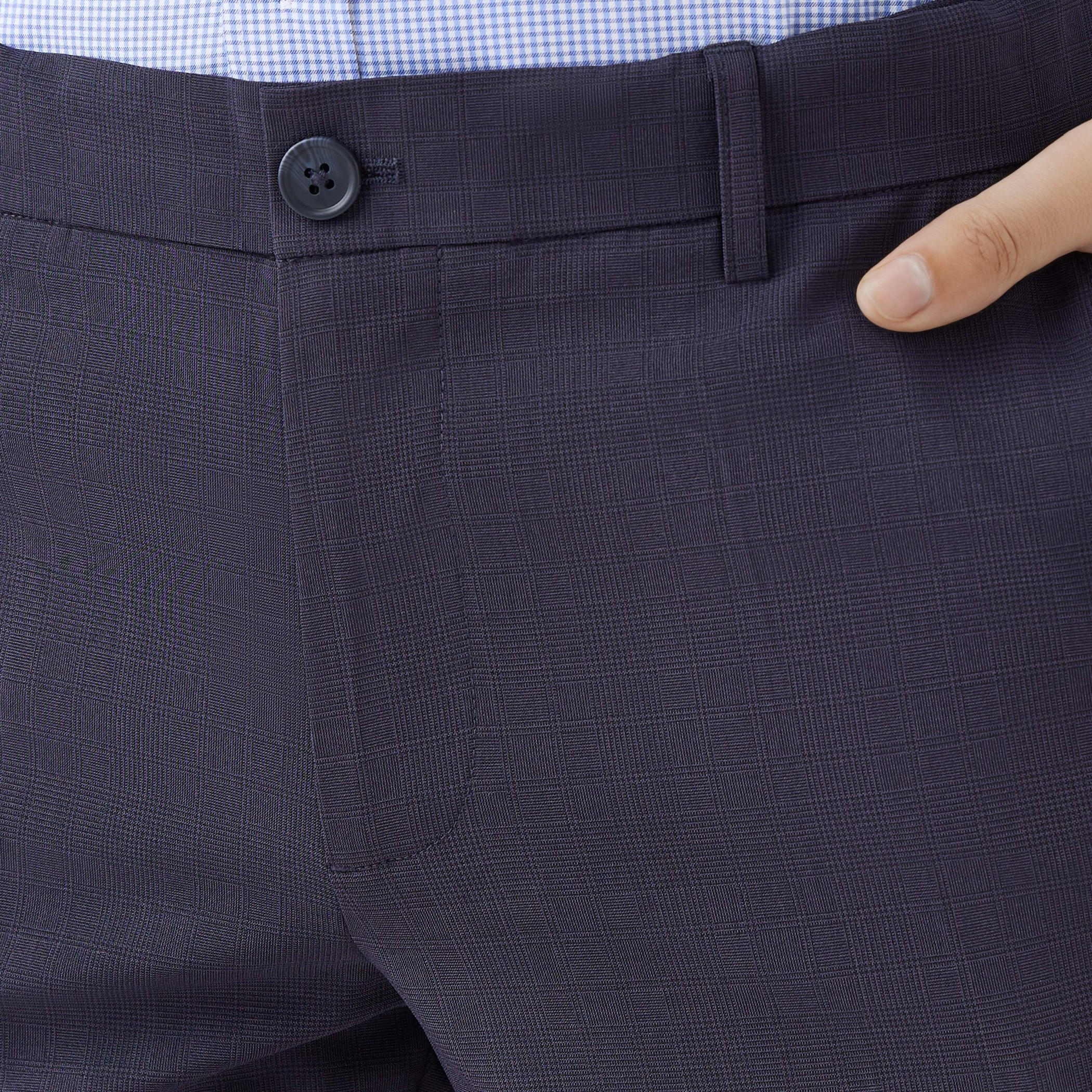بنطلون رسمي رجالي بقصة سليم-men-clothing-bottoms-trousersandchinos-trousers-image-1