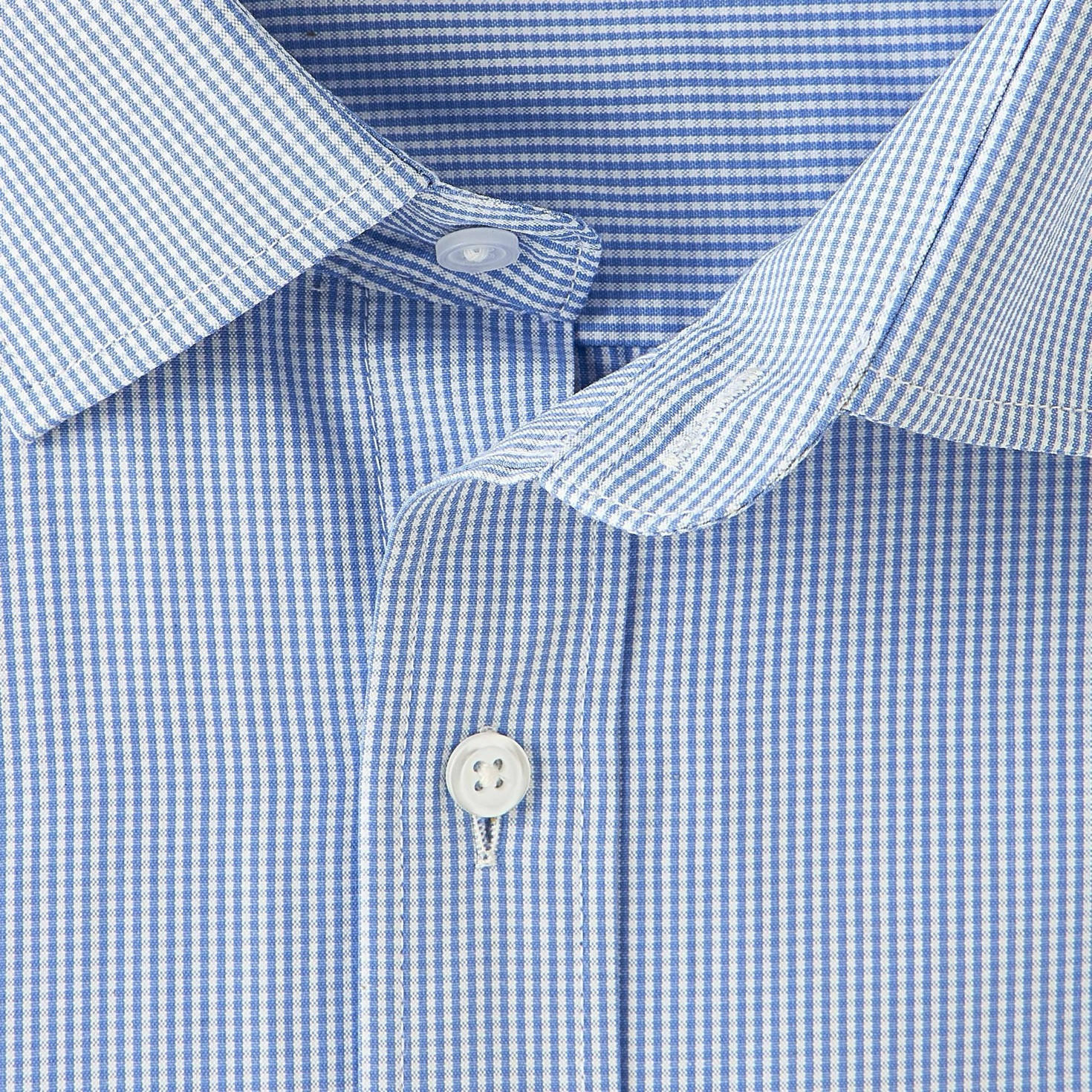 قميص كاروهات بقصة عادية وياقة وأكمام طويلة للرجال-men-clothing-shirts-image-2