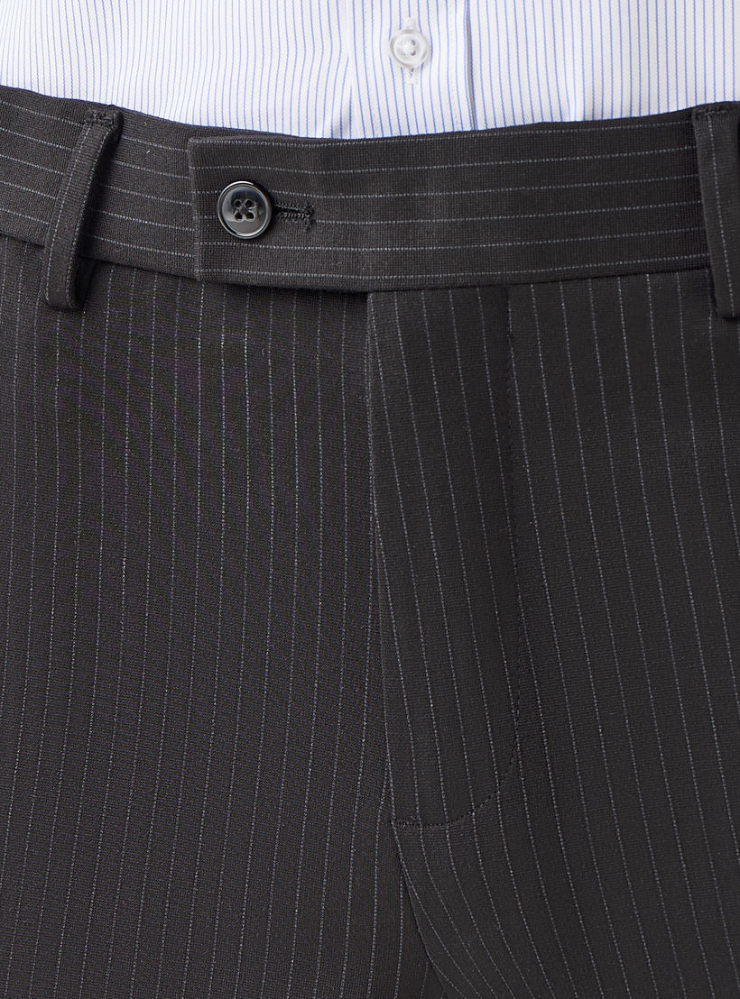 بنطلون رسمي مزيج البوليستر بقصة عادية للرجال-men-clothing-bottoms-trousersandchinos-trousers-image-1