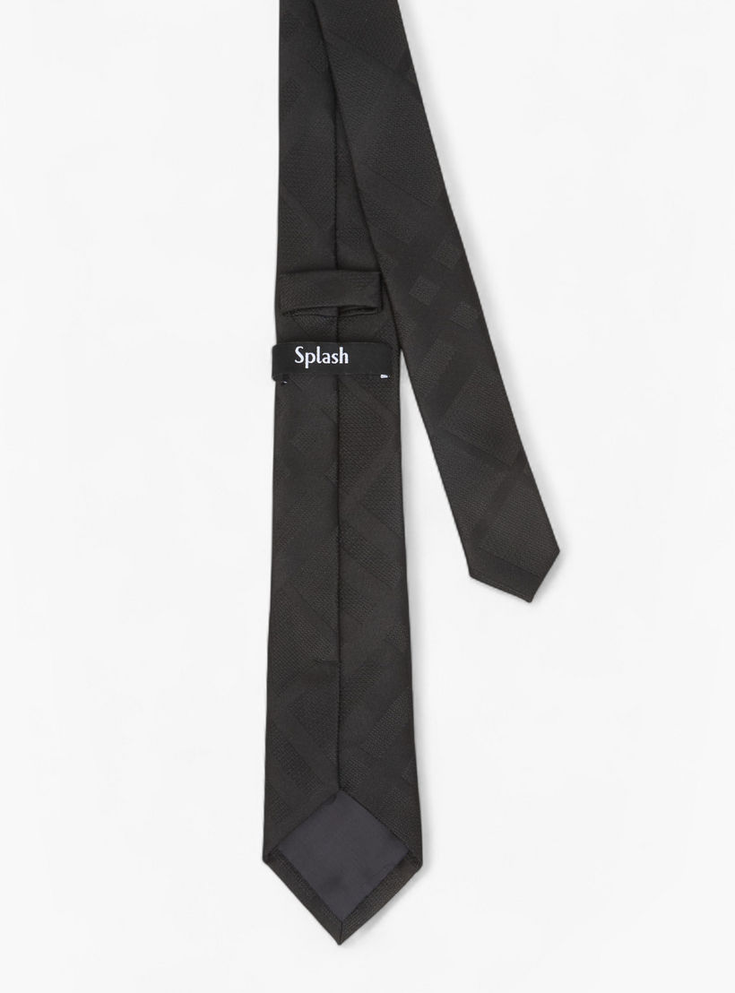 Men Textured Keeper Loop Tie-men-tiesandcufflinks-pocketsquares-image-3