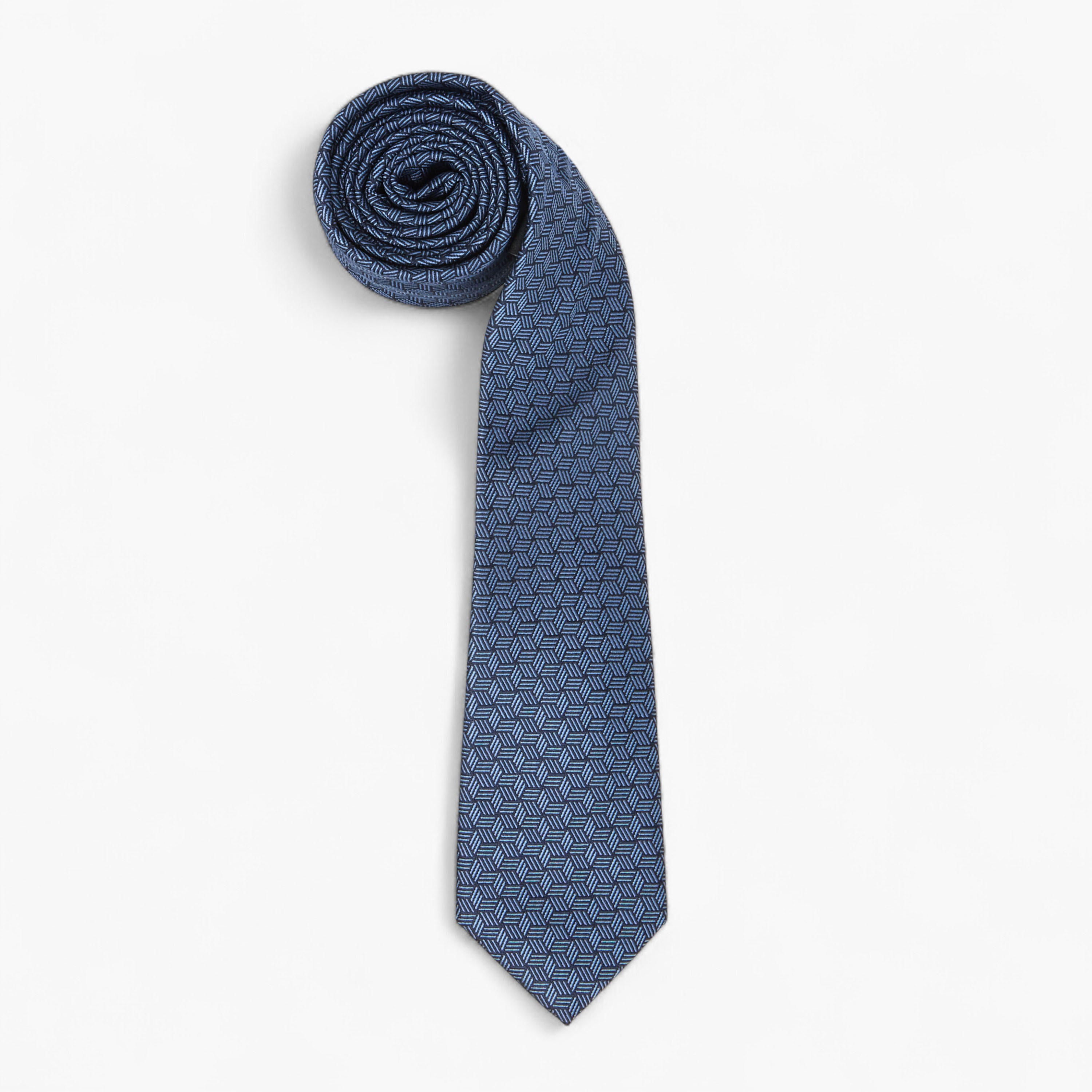 Men Textured Keeper Loop Tie-men-tiesandcufflinks-pocketsquares-image-2