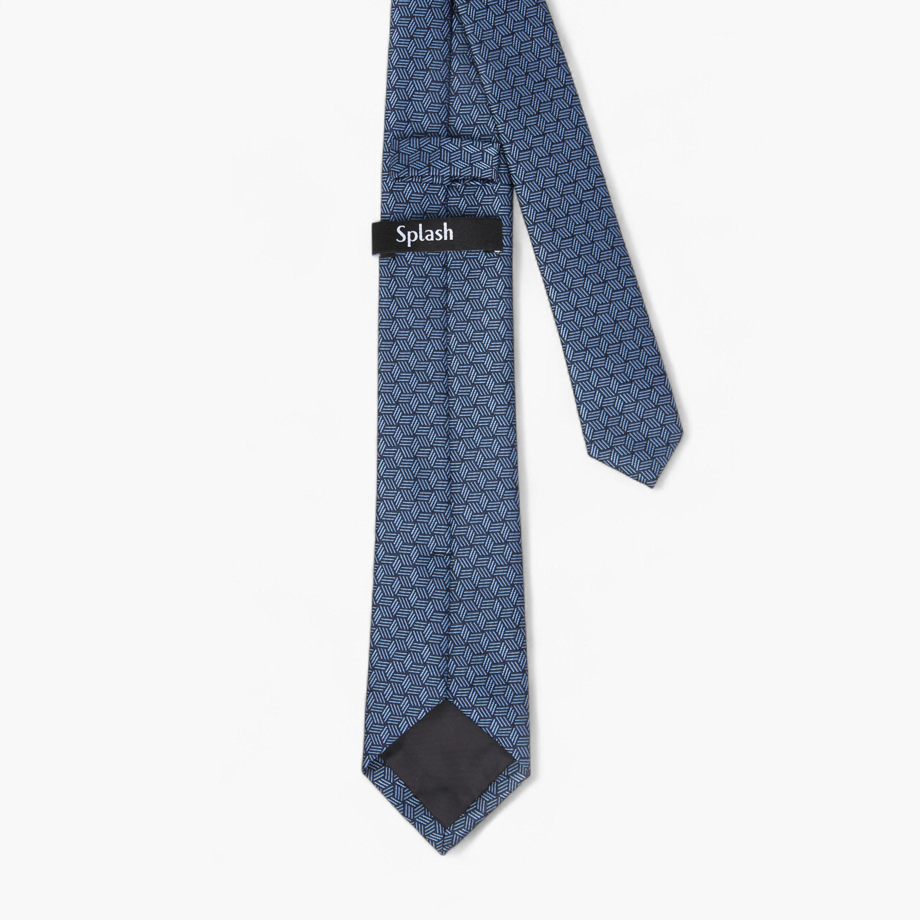 Men Textured Keeper Loop Tie-men-tiesandcufflinks-pocketsquares-image-3
