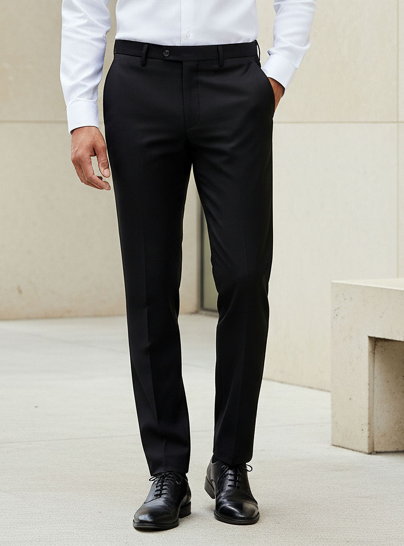 Men Slim Fit Formal Trousers-men-clothing-bottoms-trousersandchinos-trousers-image-1