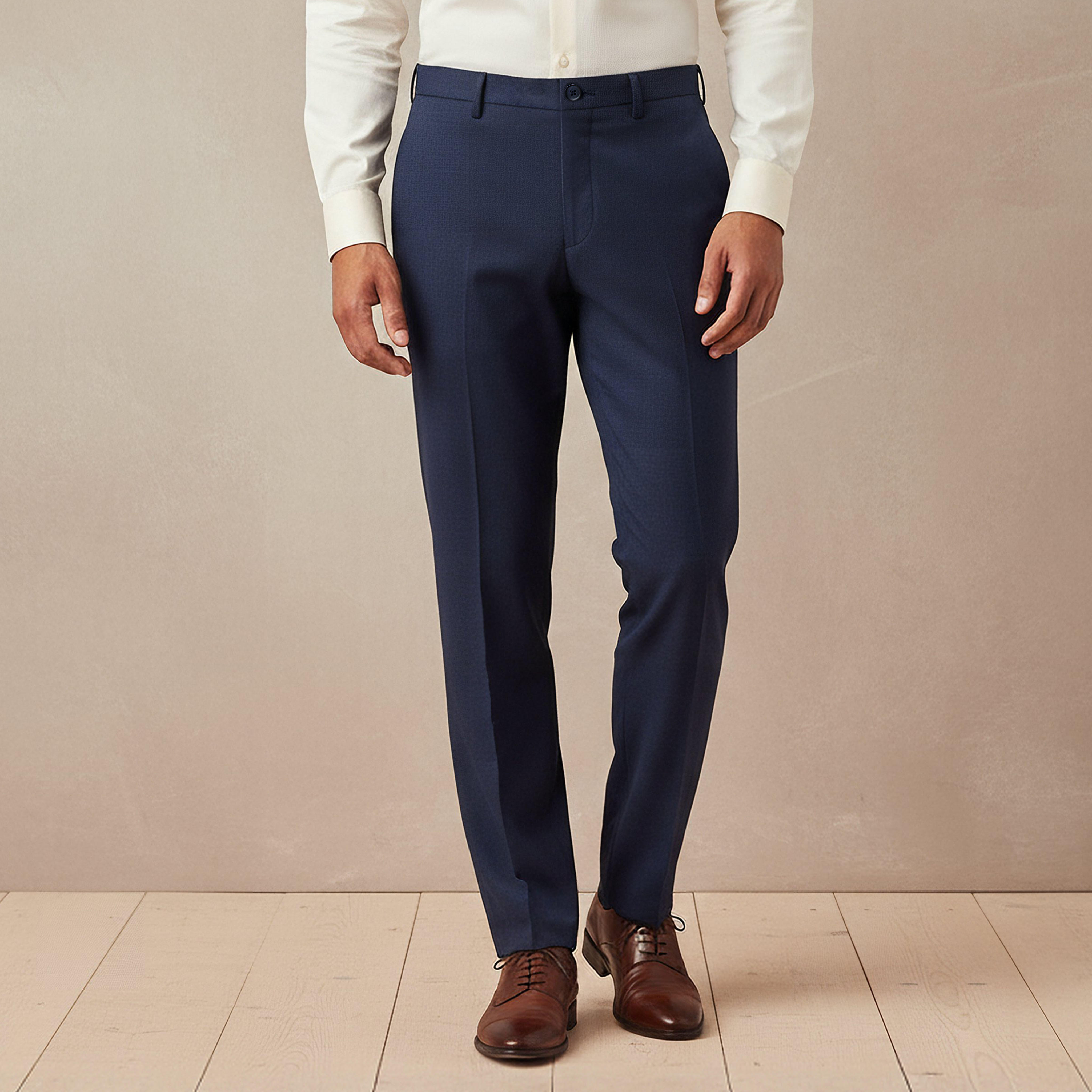 بنطلون رسمي بقصّة ضيقة للرجال-men-clothing-bottoms-trousersandchinos-trousers-image-1