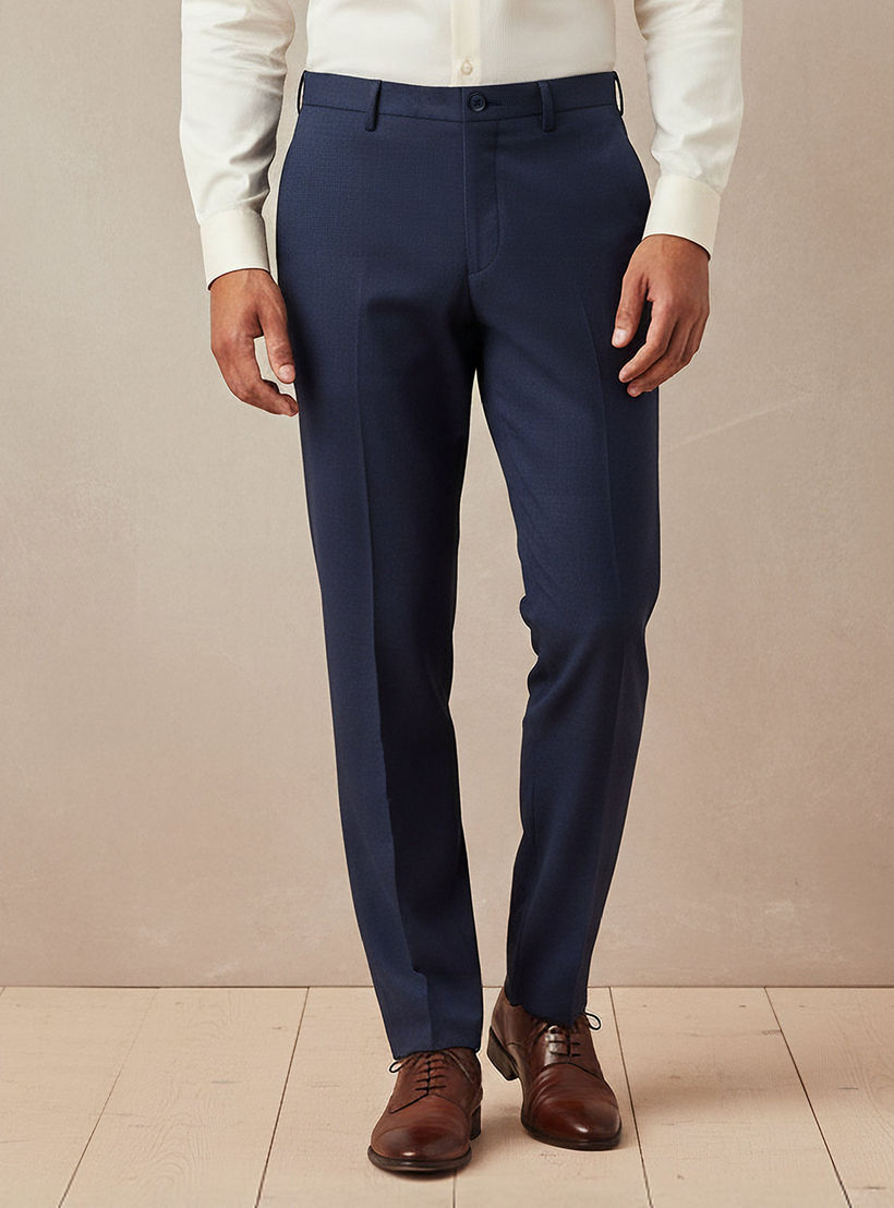 بنطلون رسمي بقصّة ضيقة للرجال-men-clothing-bottoms-trousersandchinos-trousers-image-1