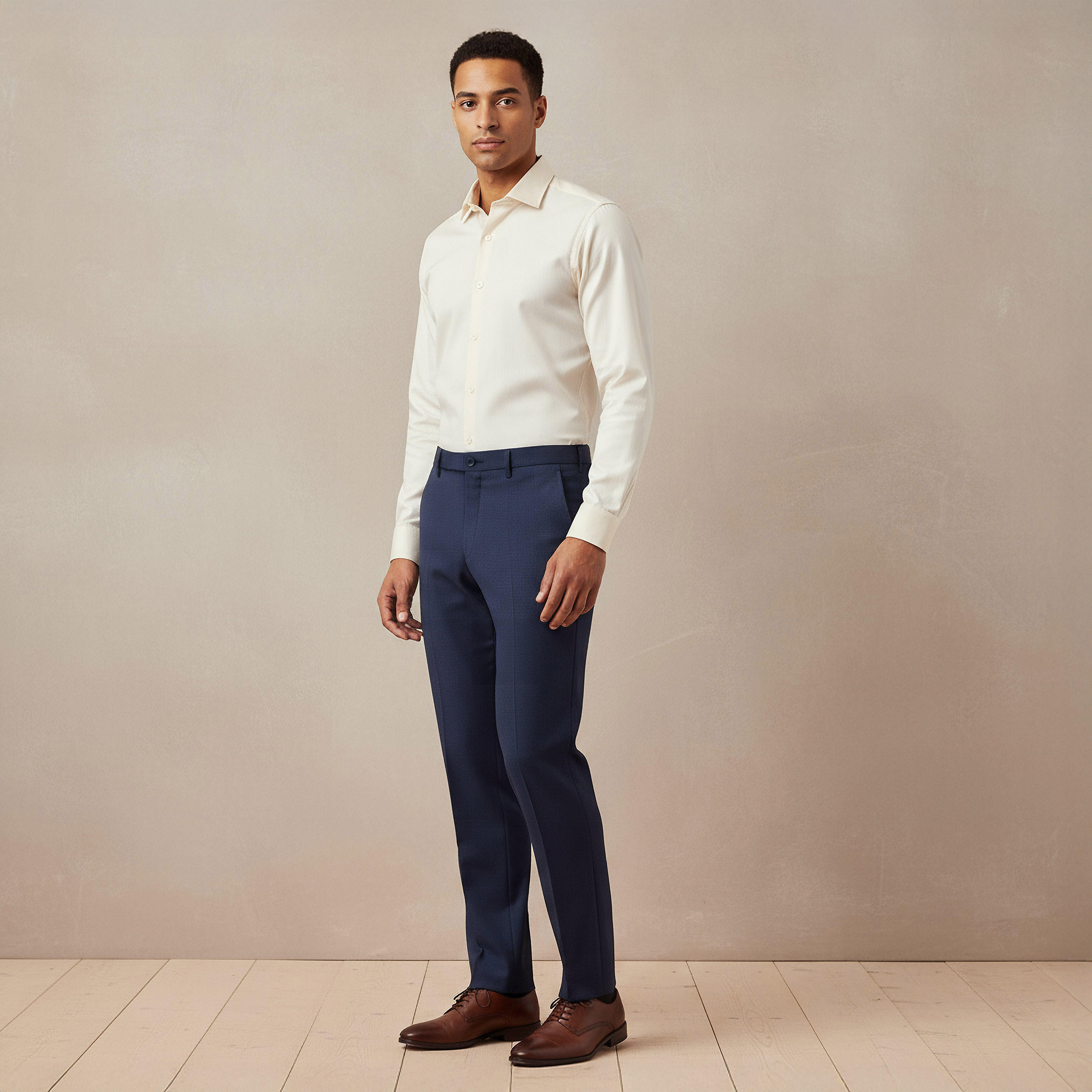 بنطلون رسمي بقصّة ضيقة للرجال-men-clothing-bottoms-trousersandchinos-trousers-image-2