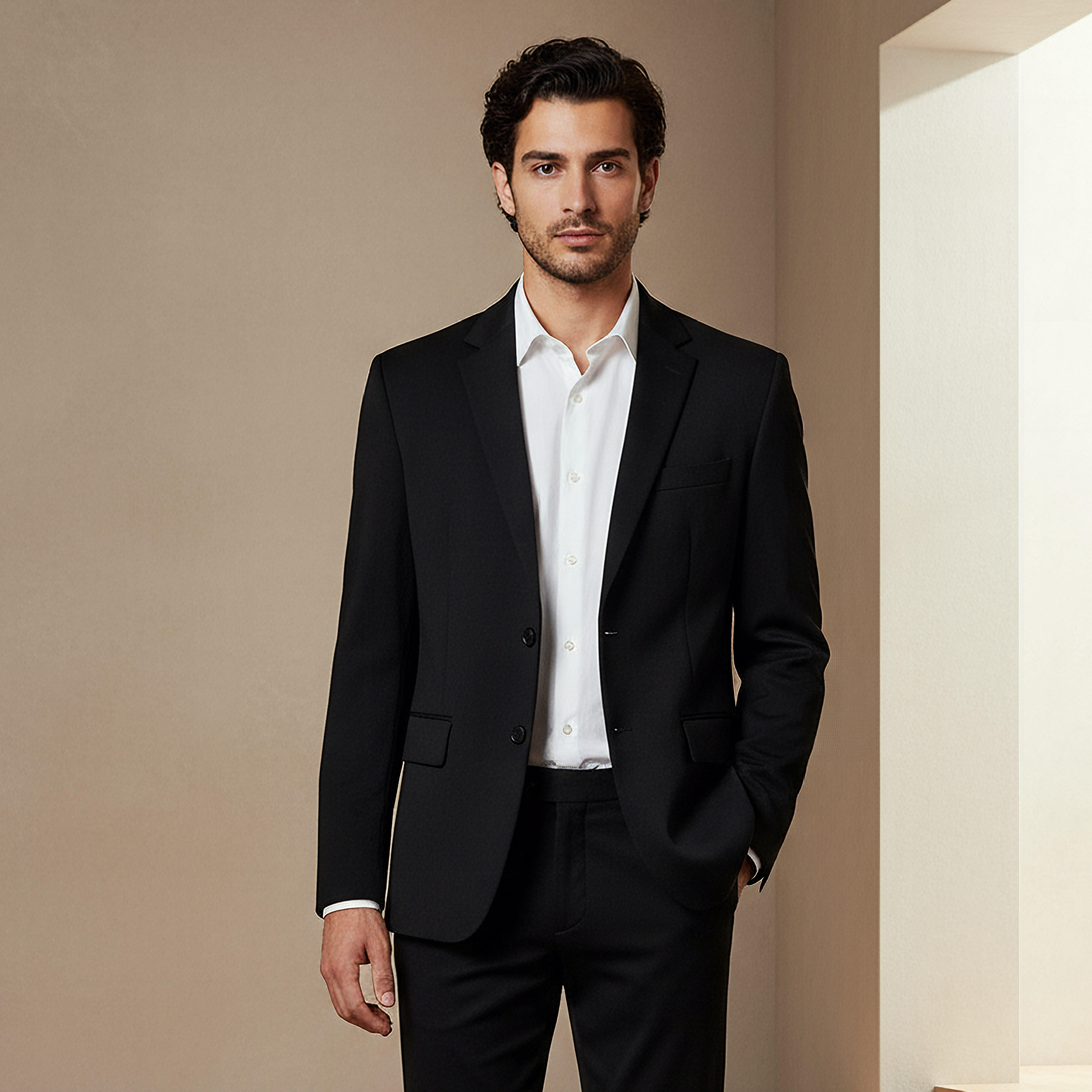 بليزر بقصّة ضيقة وياقة مطوية للرجال-men-winterwear-jacketsandblazers-image-4