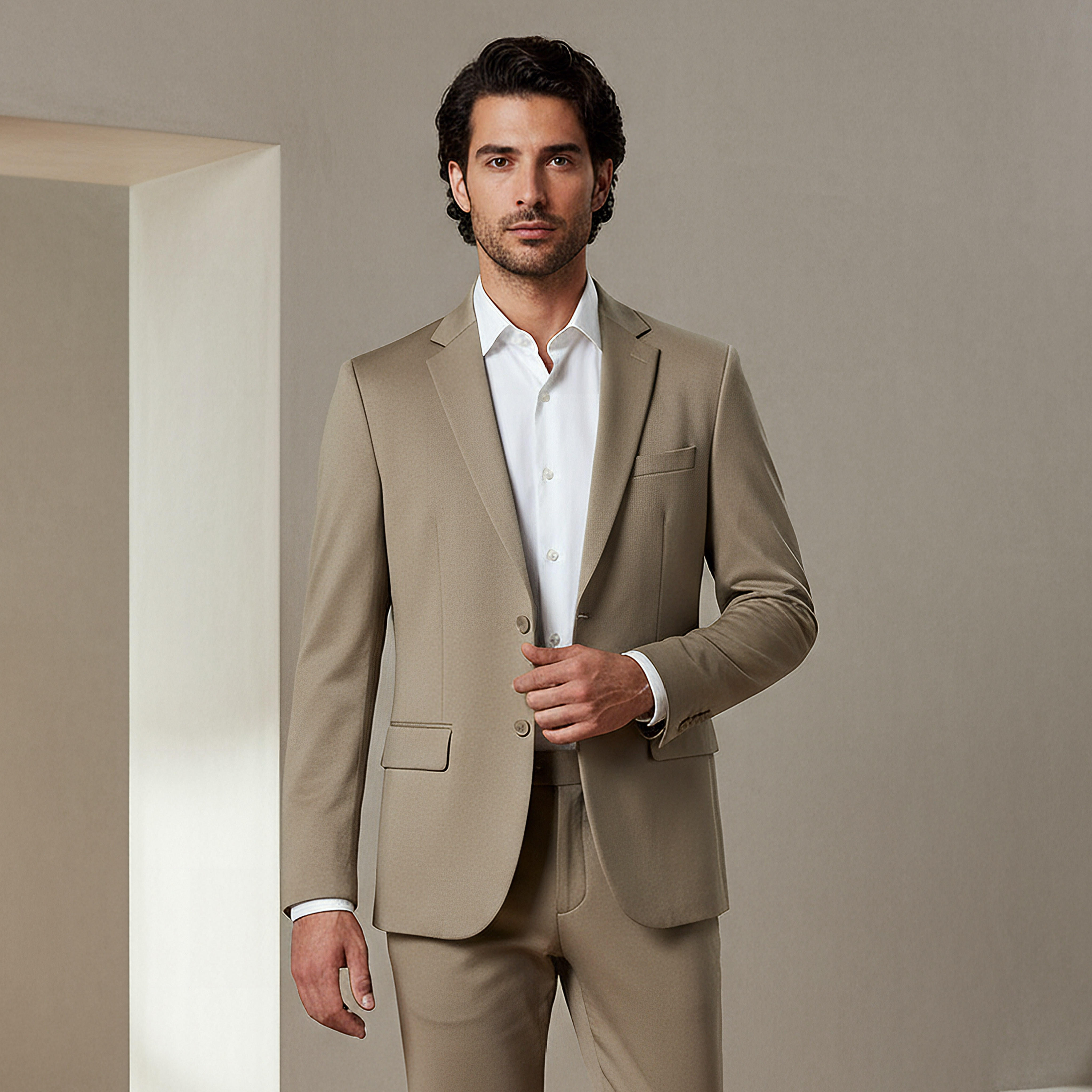 بليزر بقصّة ضيقة وياقة مطوية للرجال-men-winterwear-jacketsandblazers-image-1