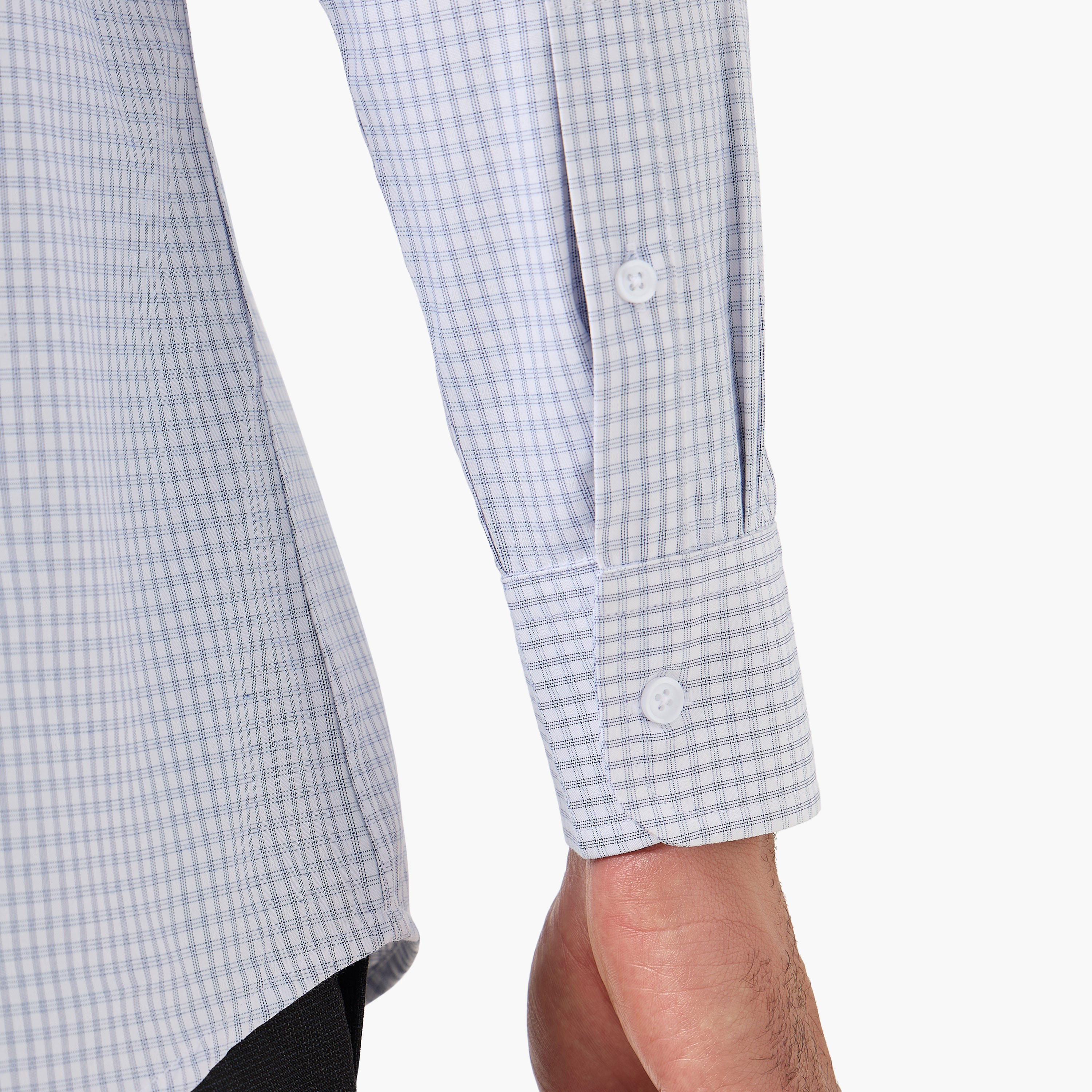Men Regular Fit Collared Checked Long Sleeves Shirt-men-clothing-shirts-image-6