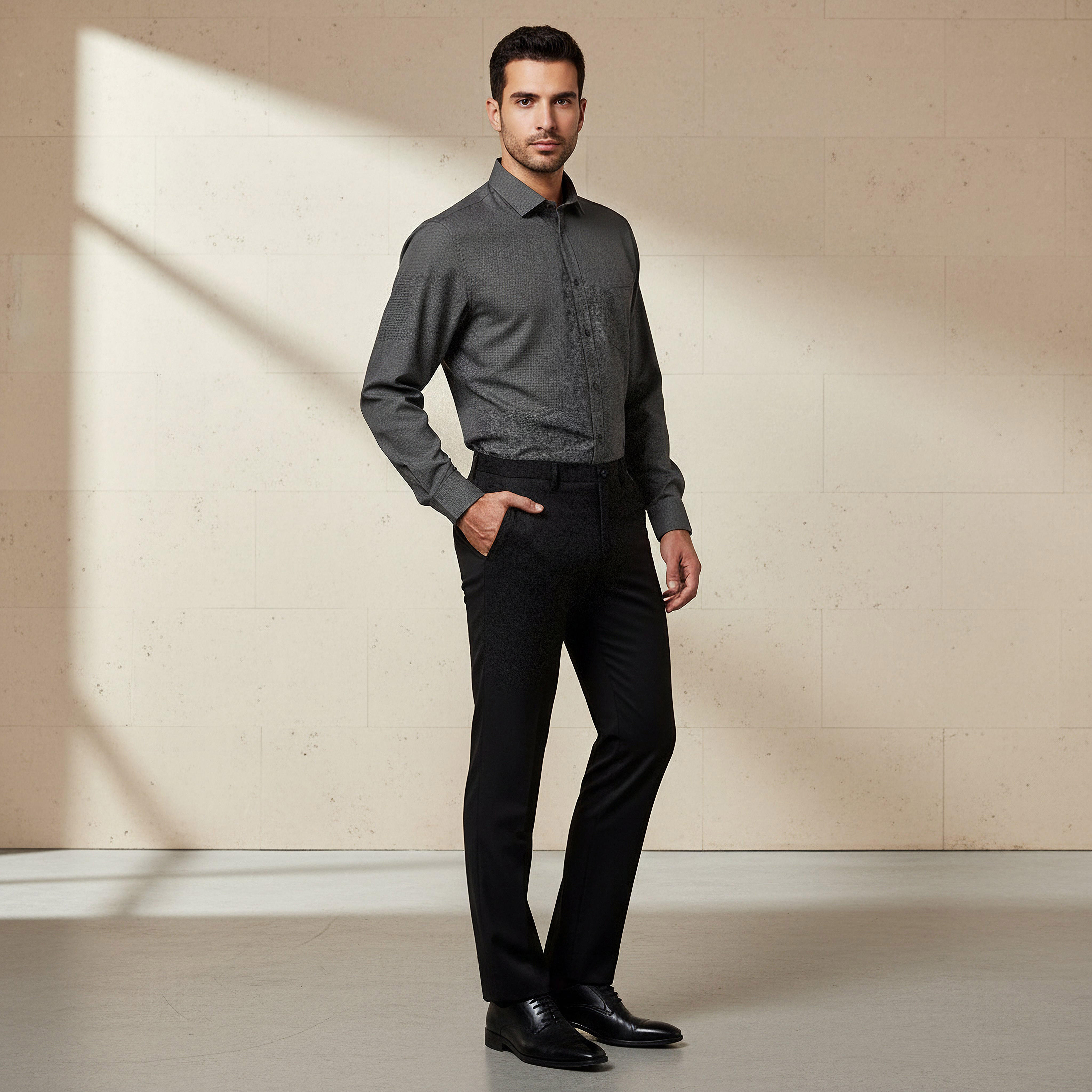 Men Regular Fit Collared Philaphil Long Sleeves Shirt-PROMO_SP_KSA_6_BUY3FORSAR119_130625-image-2