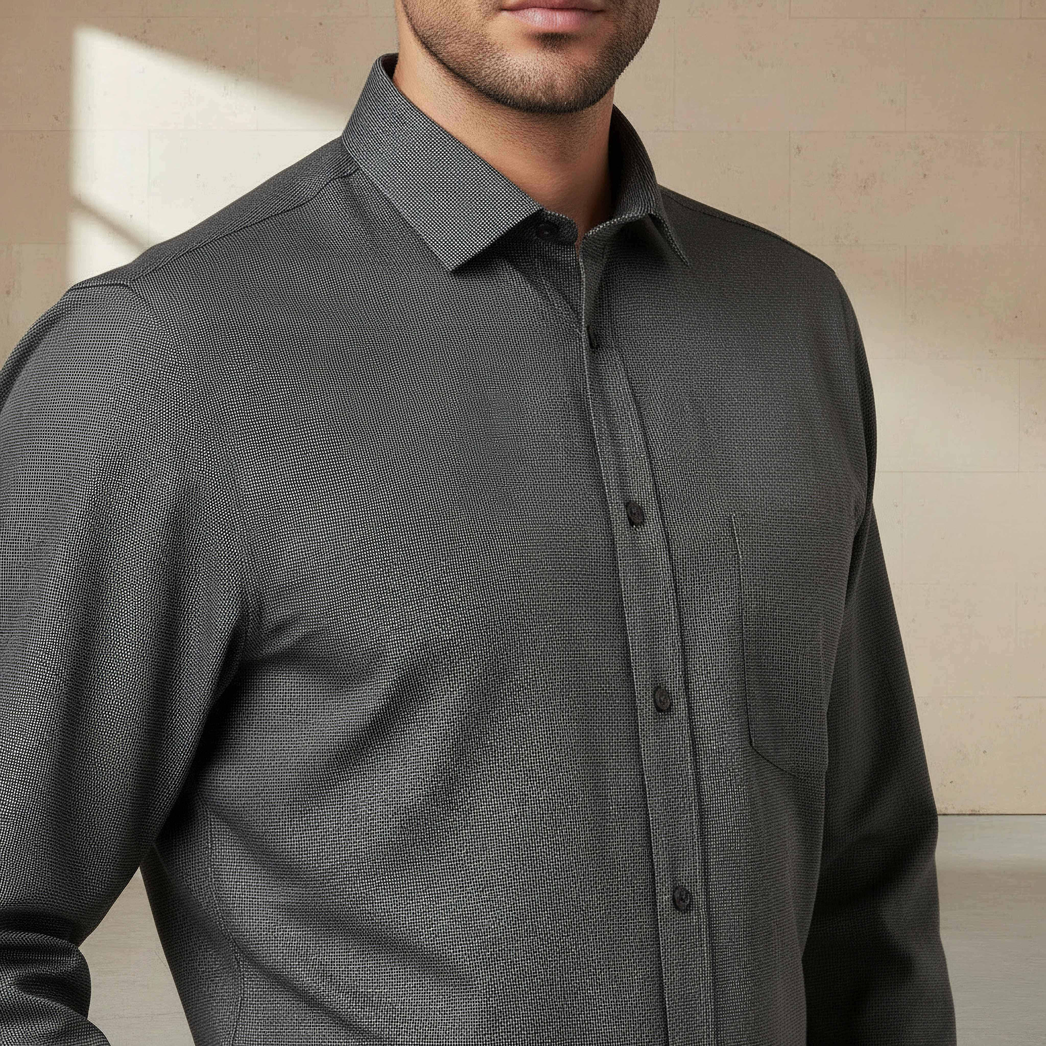 Men Regular Fit Collared Philaphil Long Sleeves Shirt-PROMO_SP_KSA_6_BUY3FORSAR119_130625-image-4