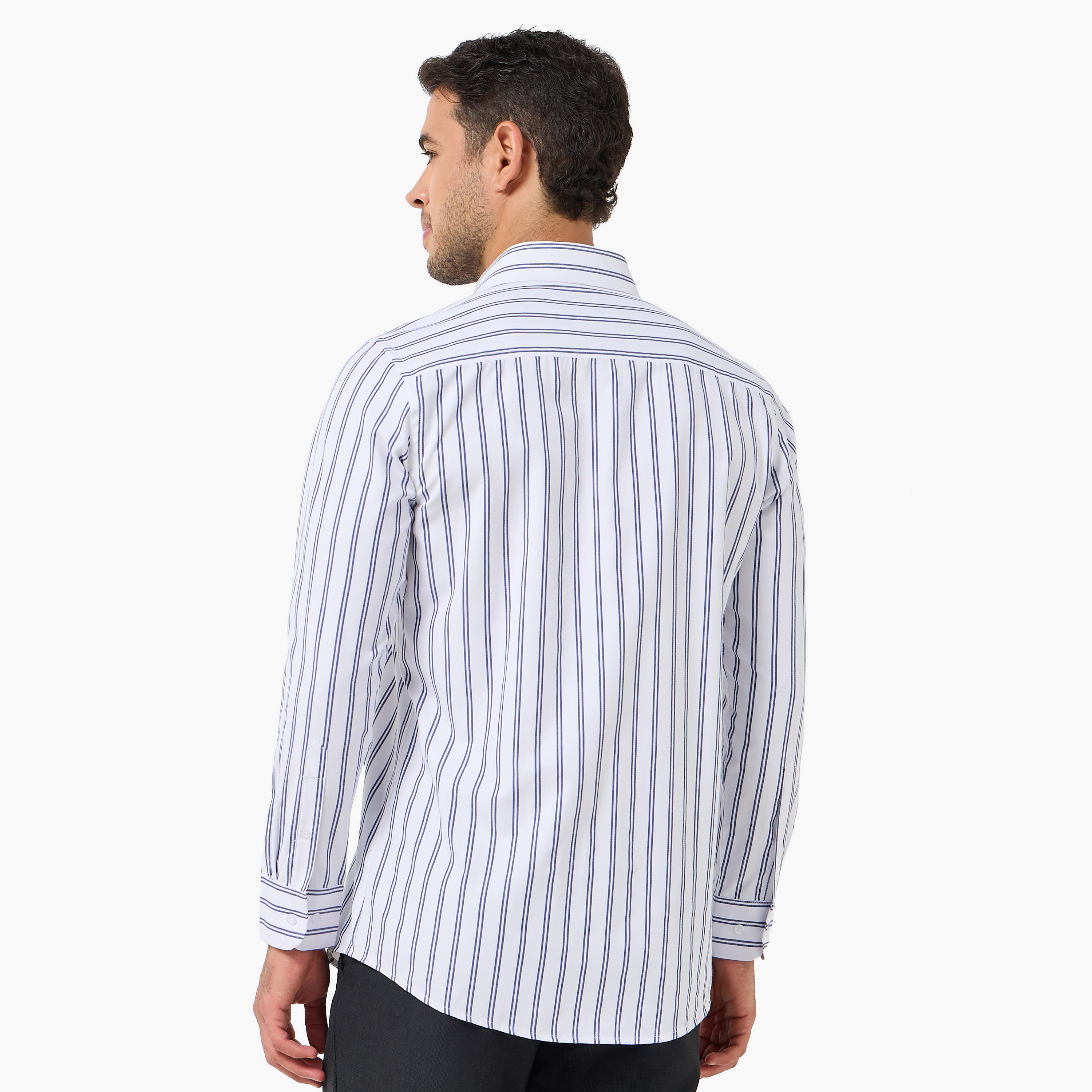 Men Collared Striped Long Sleeves Shirt-PROMO_SP_KSA_6_BUY3FORSAR119_130625-image-5