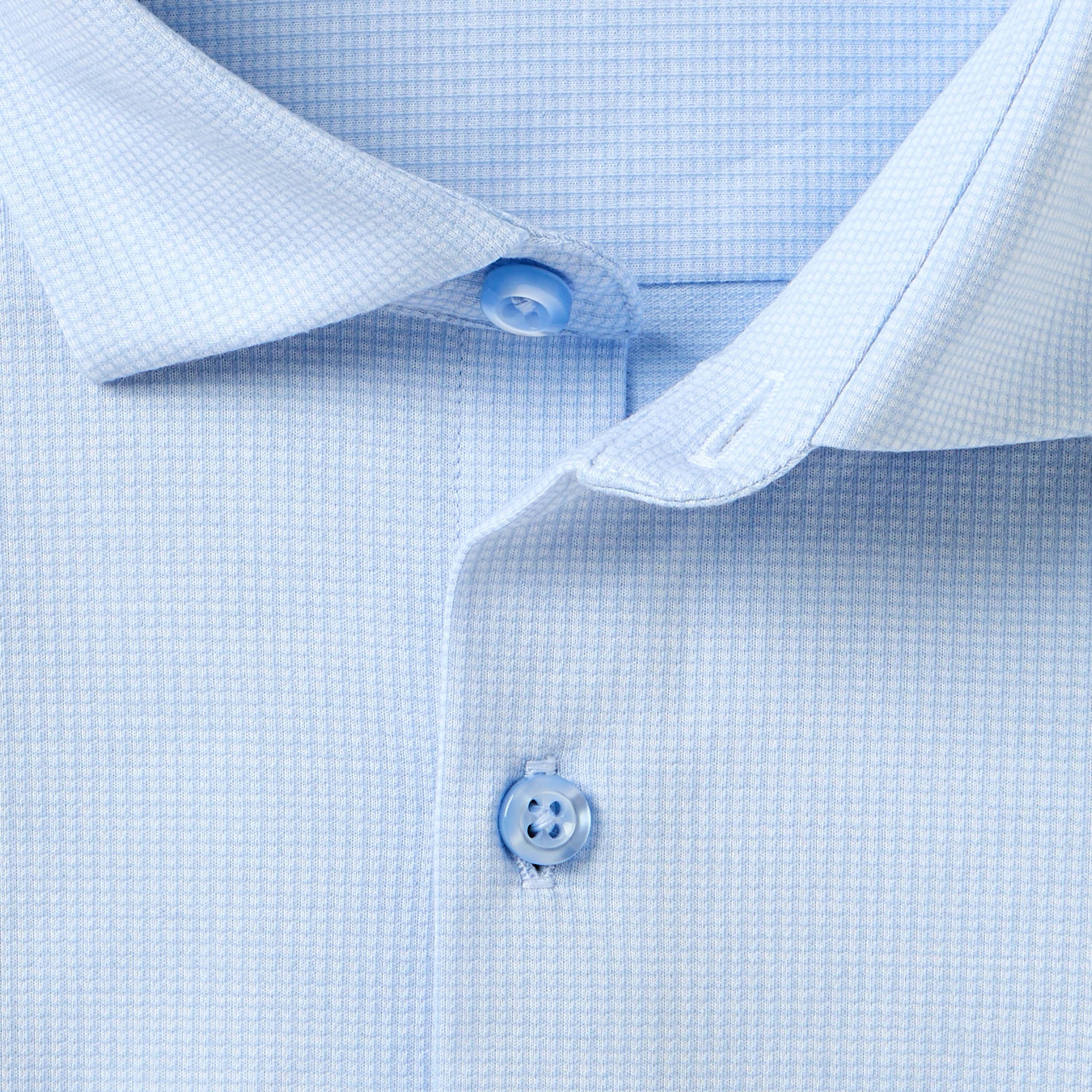 Men Regular Fit Collared Textured Long Sleeves Shirt-men-clothing-shirts-image-8
