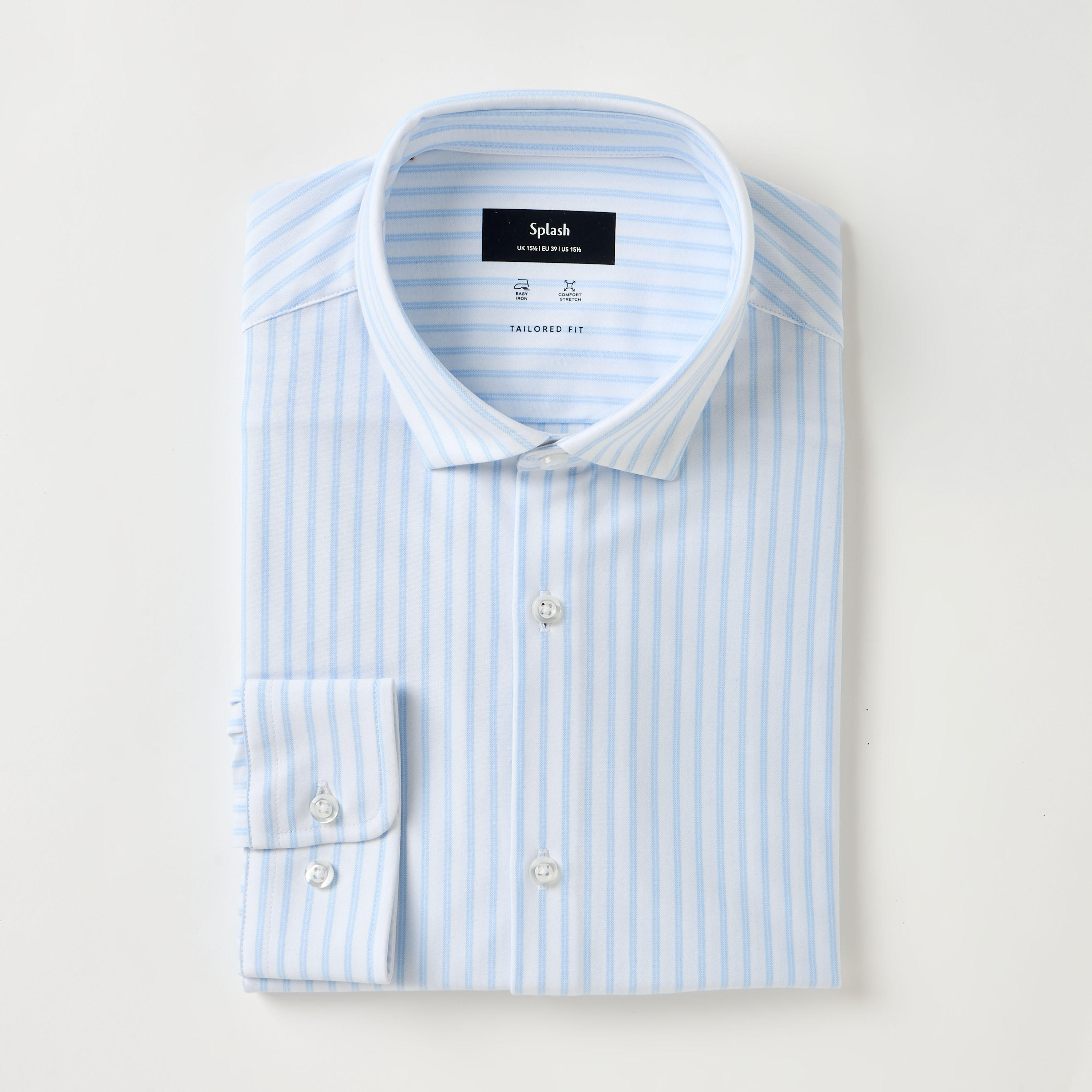 Men Regular Fit Collared Striped Long Sleeves Shirt-men-clothing-shirts-image-6