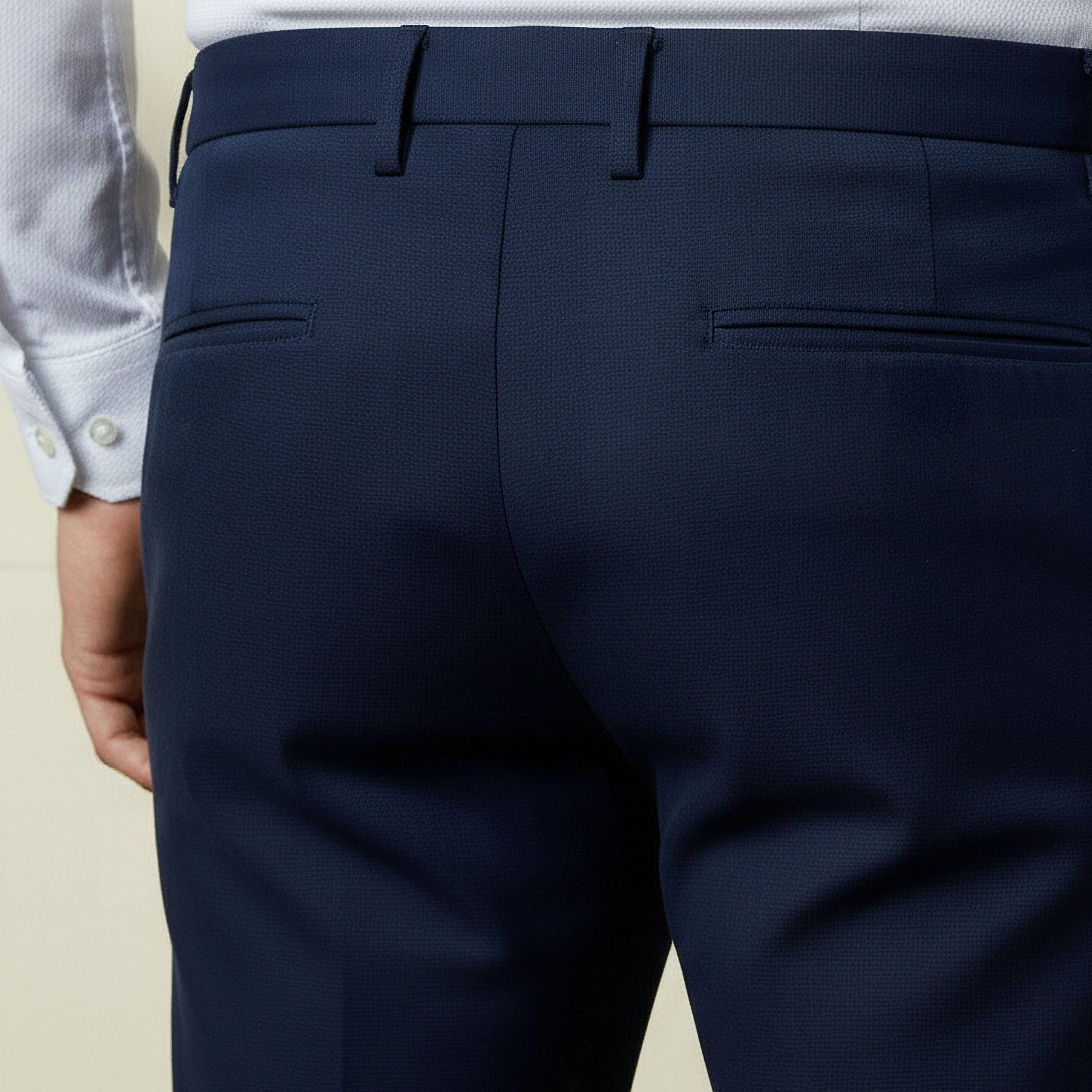 Slim Fit Flexi Waist Trousers-men-clothing-bottoms-trousersandchinos-trousers-image-4