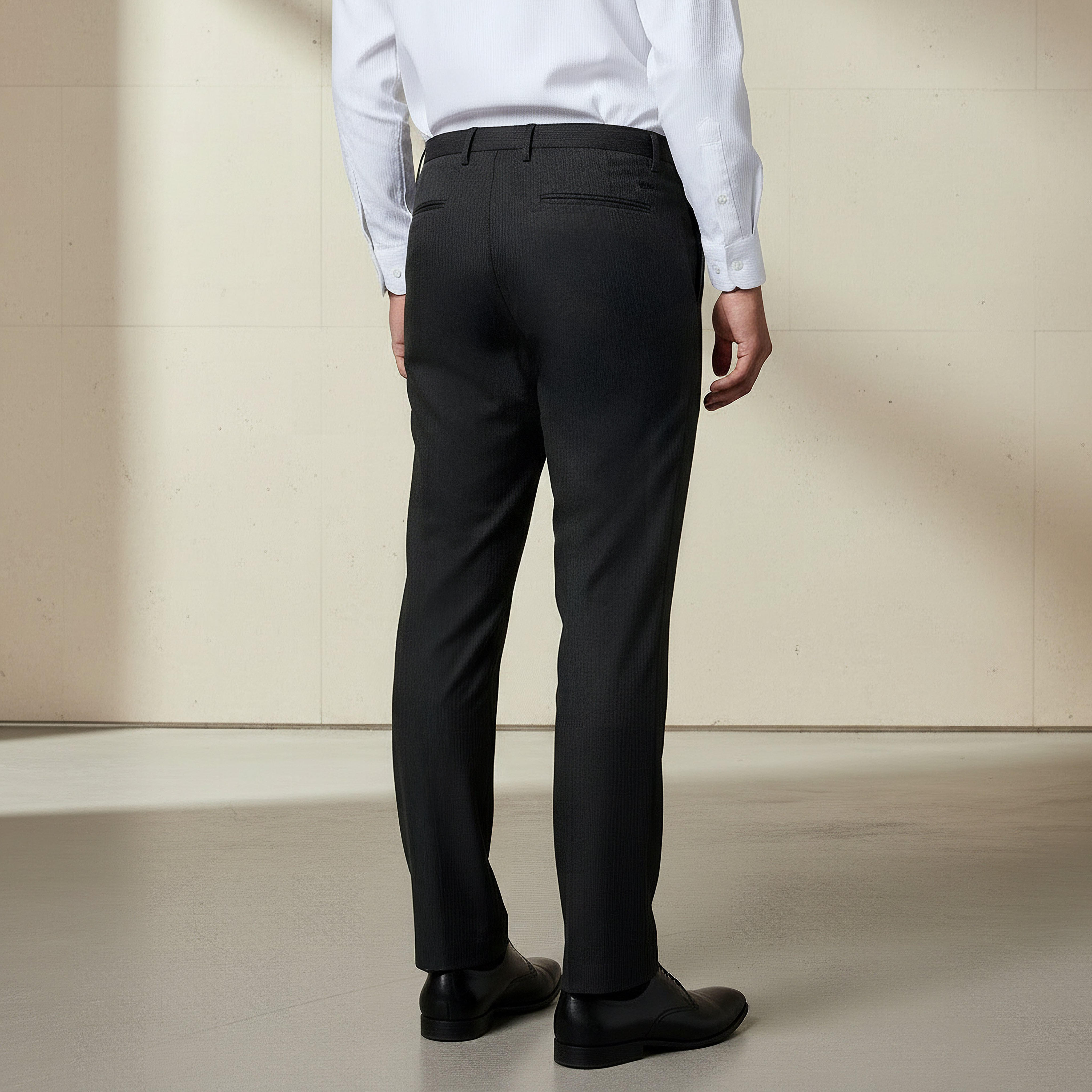 Slim Fit Flexi Waist Trousers-men-clothing-bottoms-trousersandchinos-trousers-image-3