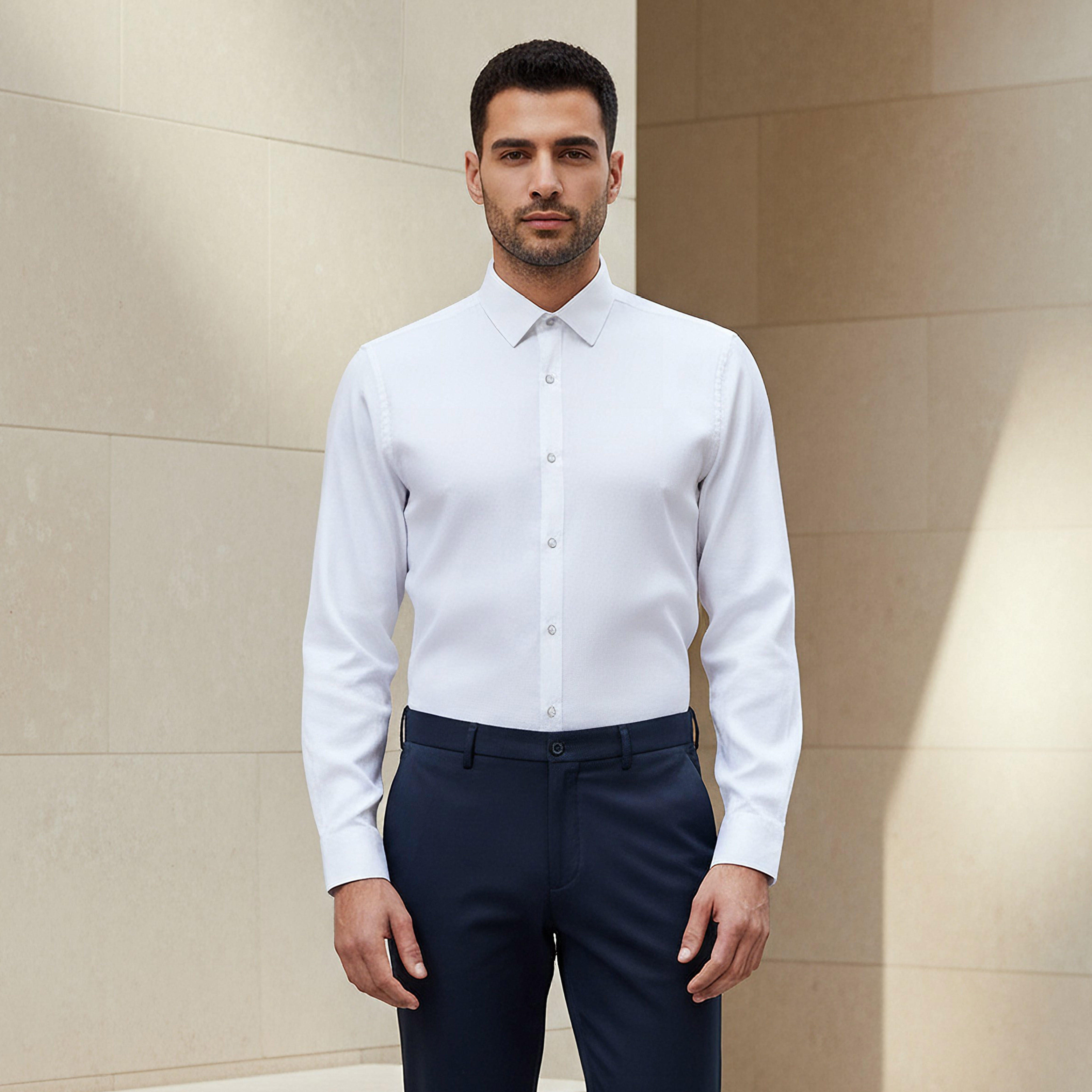 Men Regular Fit Collared Long Sleeve Shirt-PROMO_SP_BH_BUY2FOR14_130625-image-1