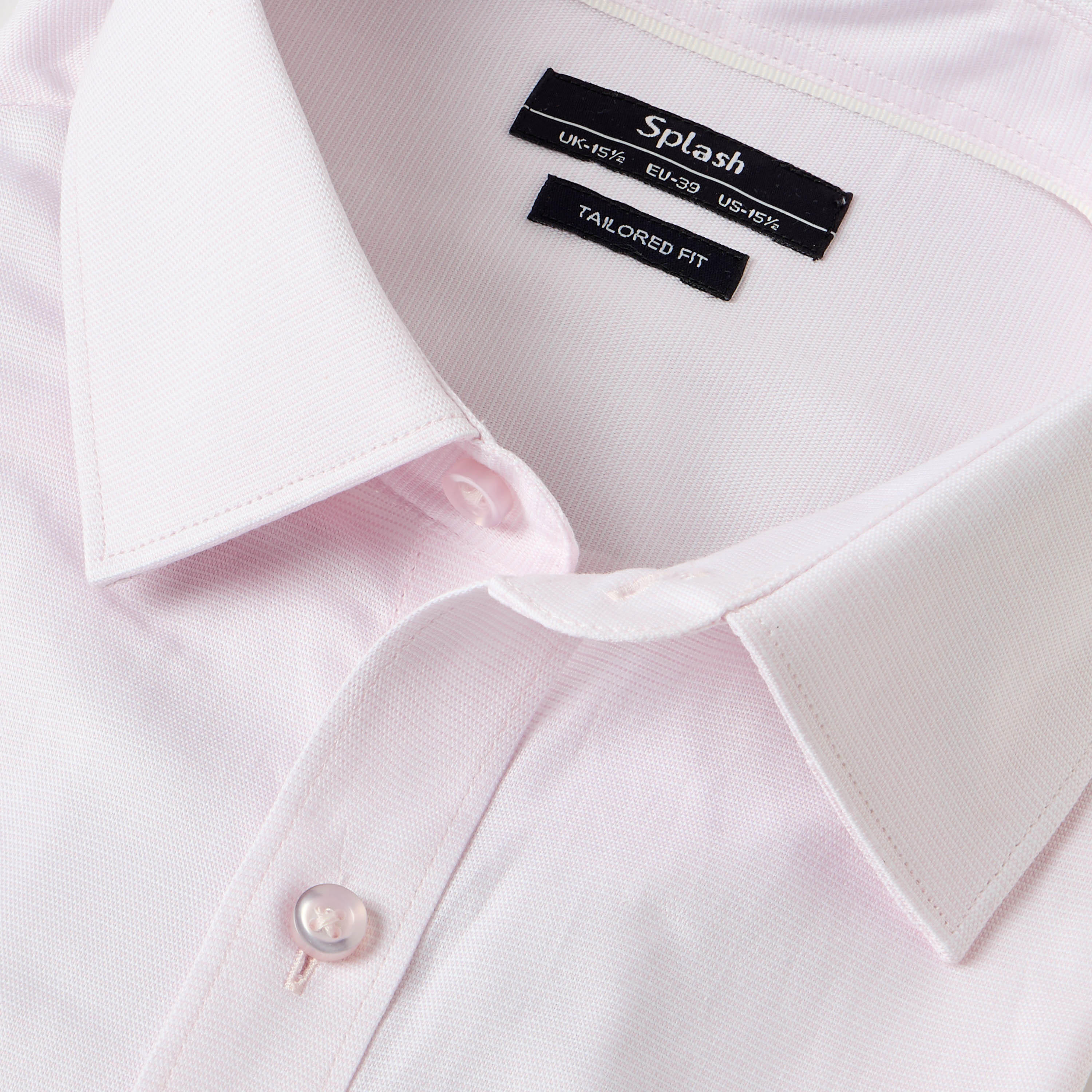 قميص بارز الملمس بقصّة عادية وأكمام طويلة للرجال-men-clothing-shirts-image-2