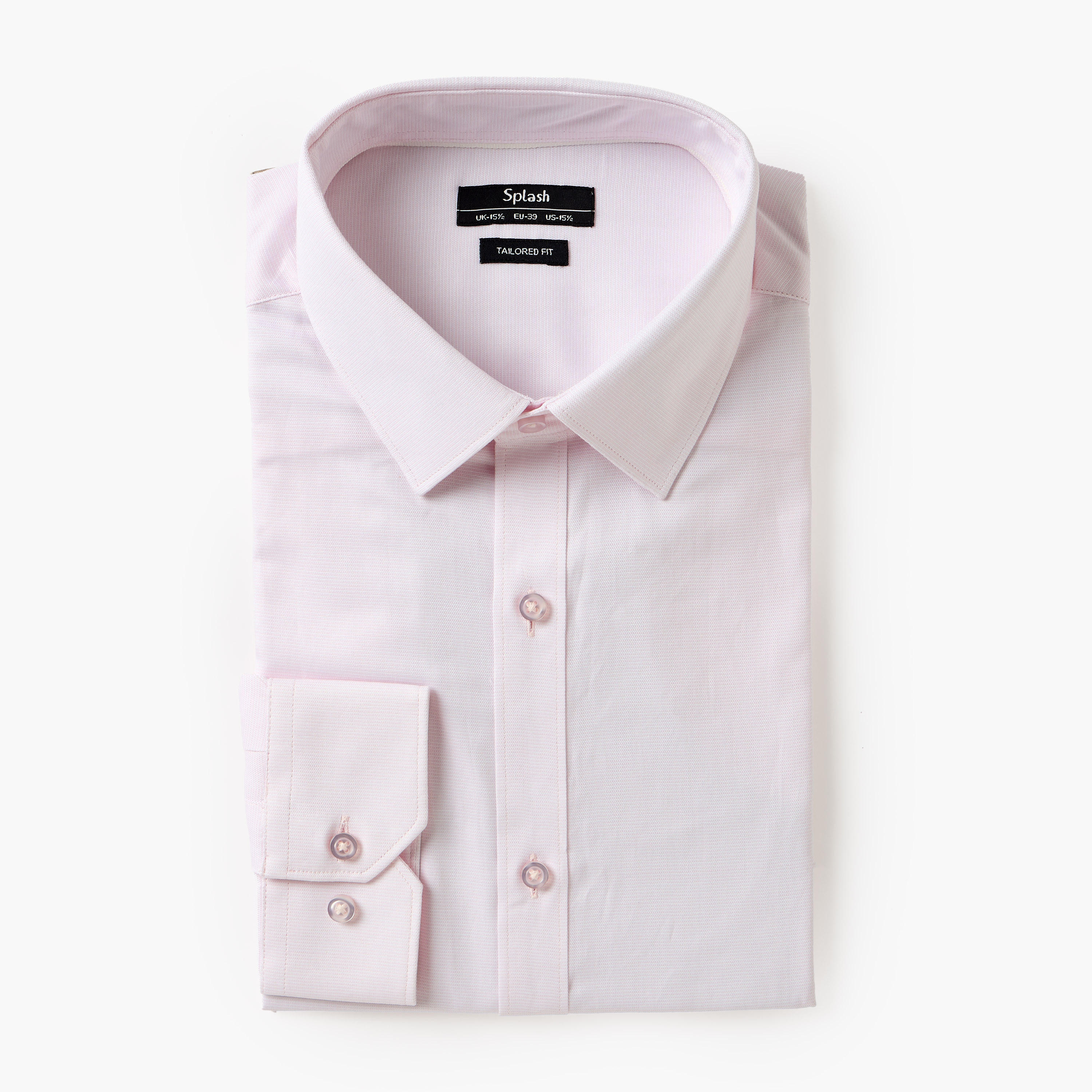 قميص بارز الملمس بقصّة عادية وأكمام طويلة للرجال-men-clothing-shirts-image-6