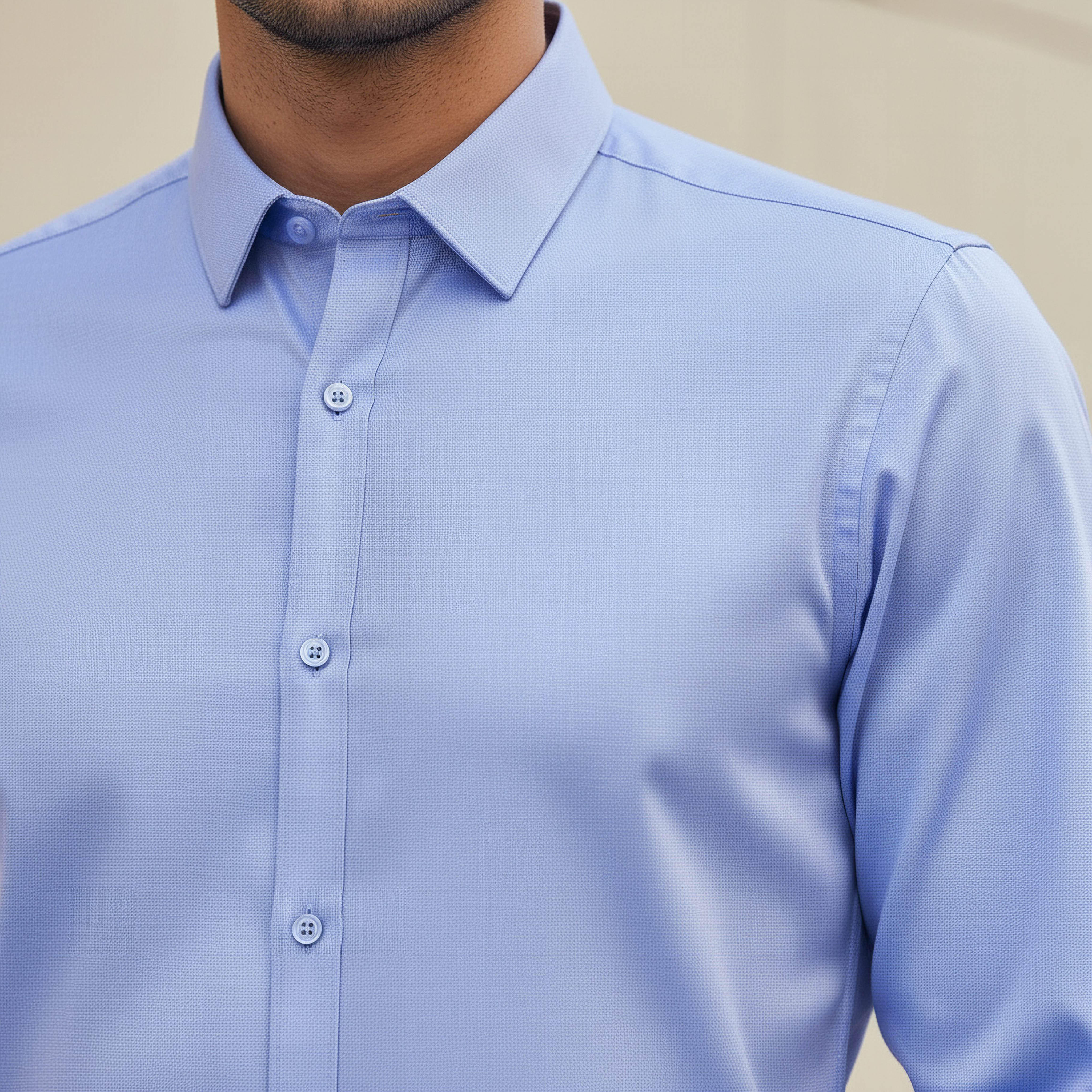 Men Regular Fit Textured Long Sleeve Shirt-men-clothing-shirts-image-7