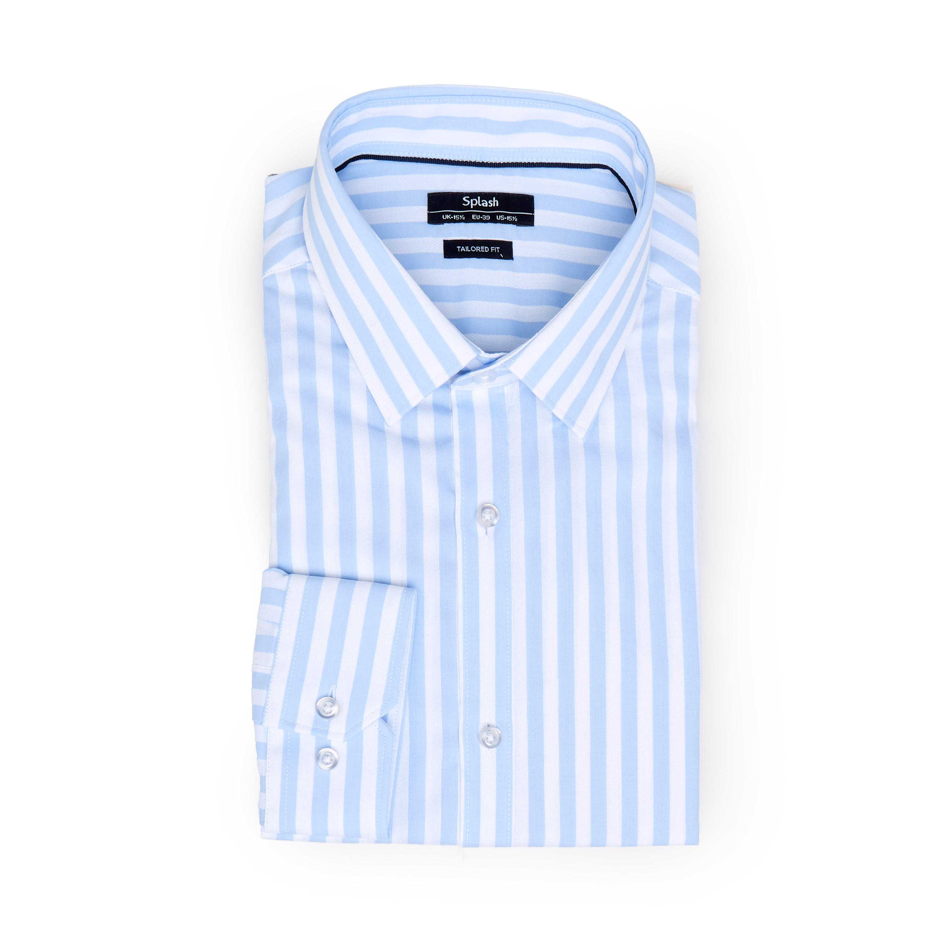 قميص مخطط بقصة عادية وأكمام طويلة للرجال-men-clothing-shirts-image-5