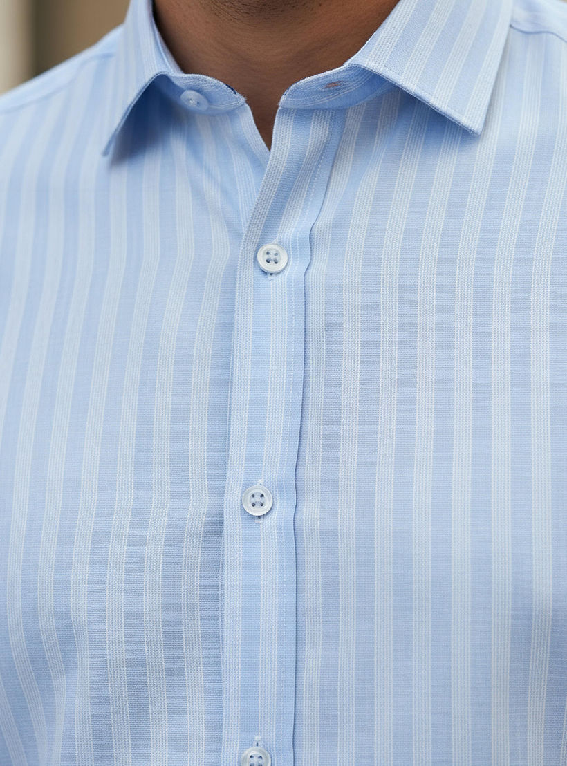 Men Regular Fit Striped Long Sleeve Shirt-men-clothing-shirts-image-6