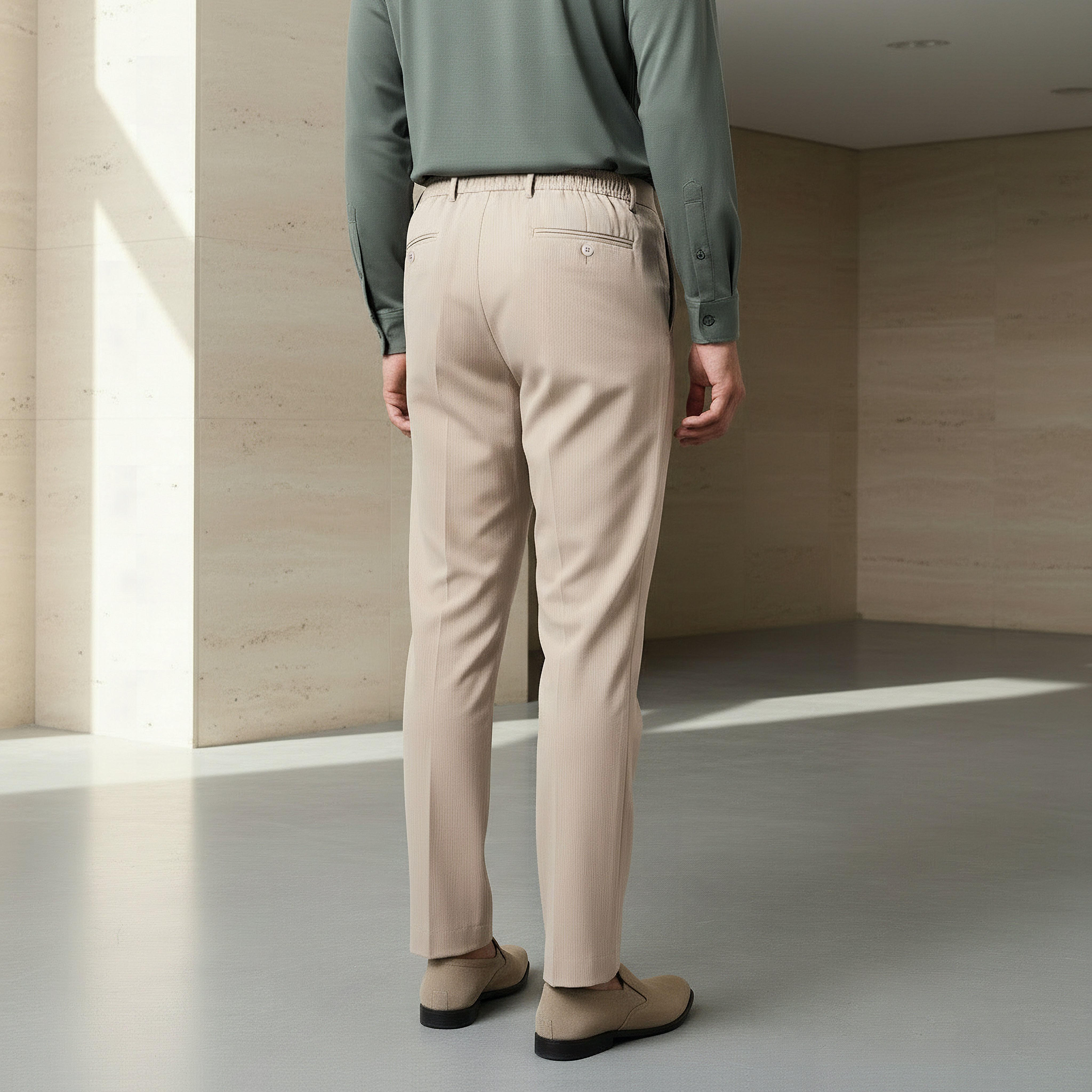 Slim Fit Flexi Waist Trousers-men-clothing-bottoms-trousersandchinos-trousers-image-3