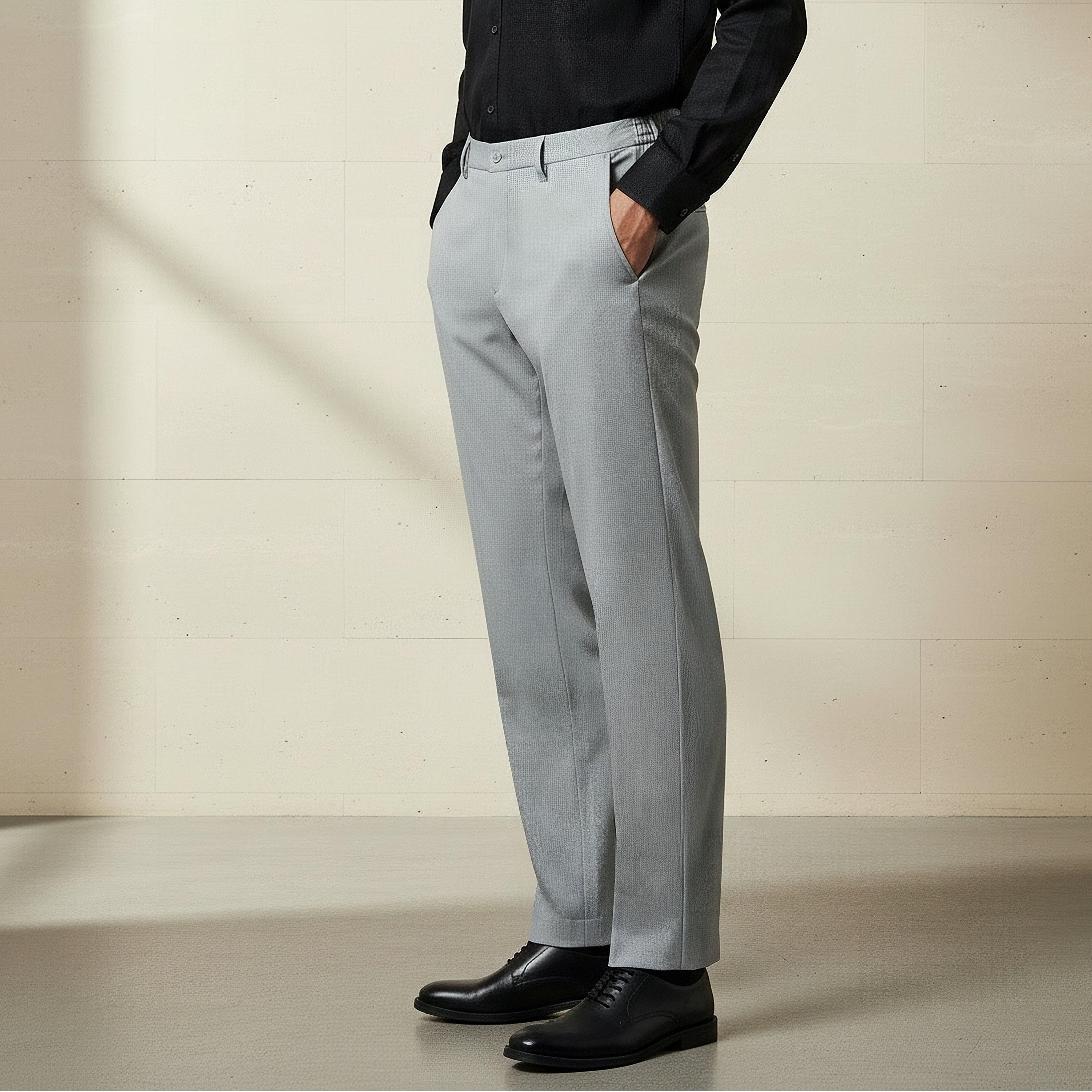 Slim Fit Flexi Waist Trousers-men-clothing-bottoms-trousersandchinos-trousers-image-1