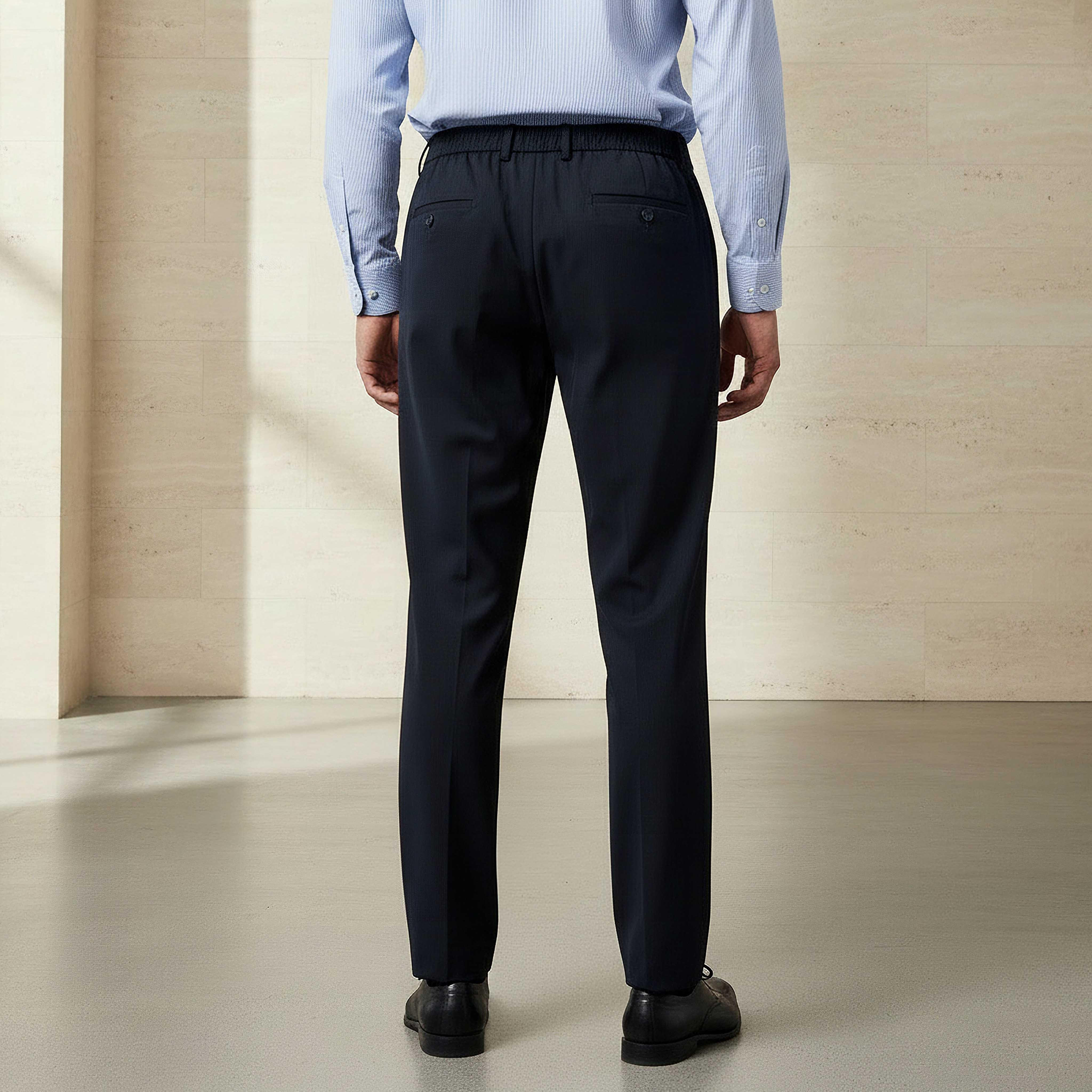 Slim Fit Flexi Waist Trousers-men-clothing-bottoms-trousersandchinos-trousers-image-3