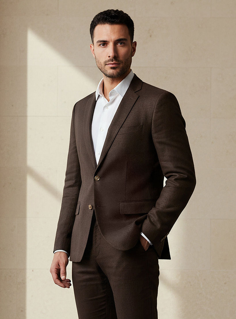 بليزر من مزيج الكتان بقصّة سليم للرجال-men-winterwear-jacketsandblazers-image-4