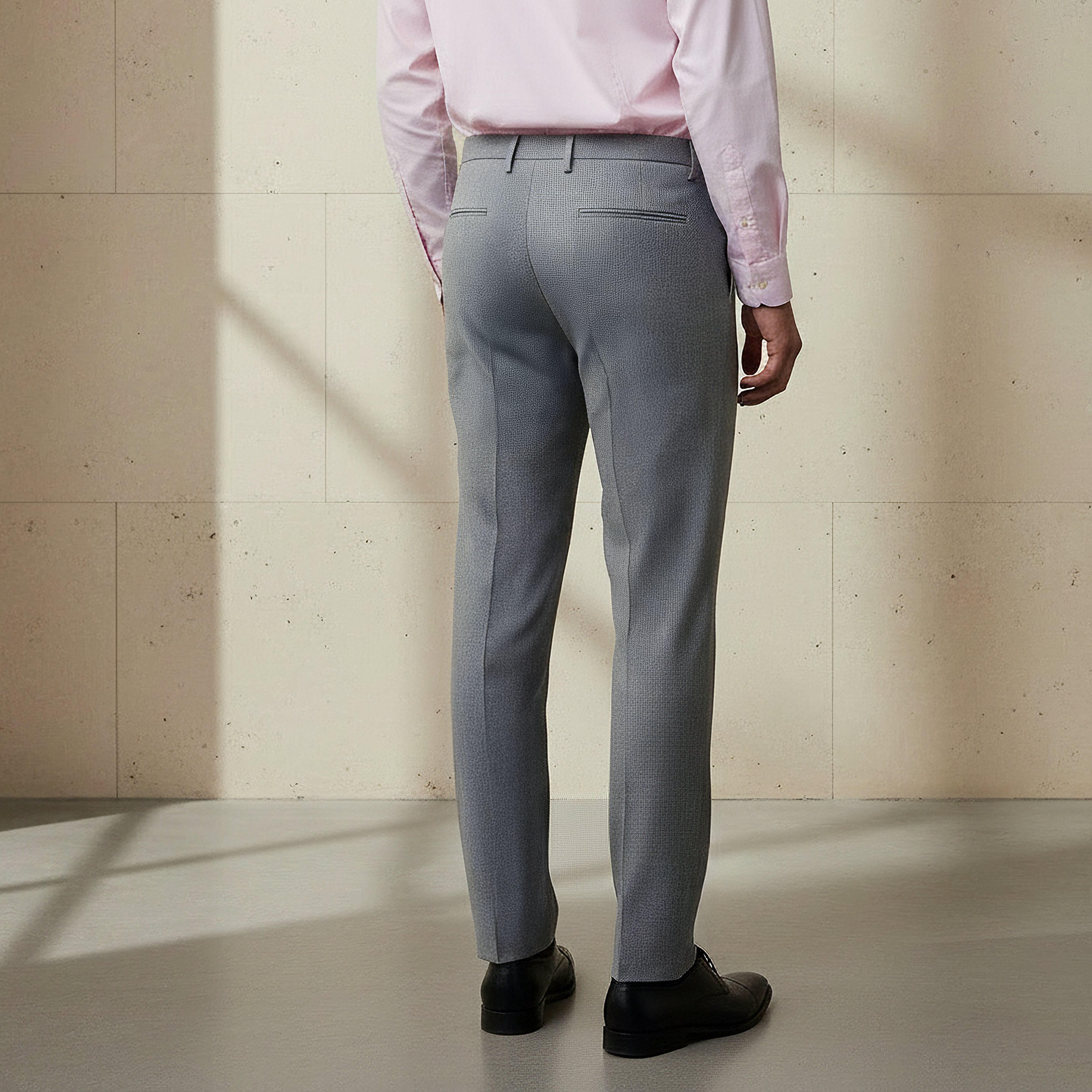 Regular Fit Flexi Waist Formal Trousers-men-clothing-bottoms-trousersandchinos-trousers-image-3