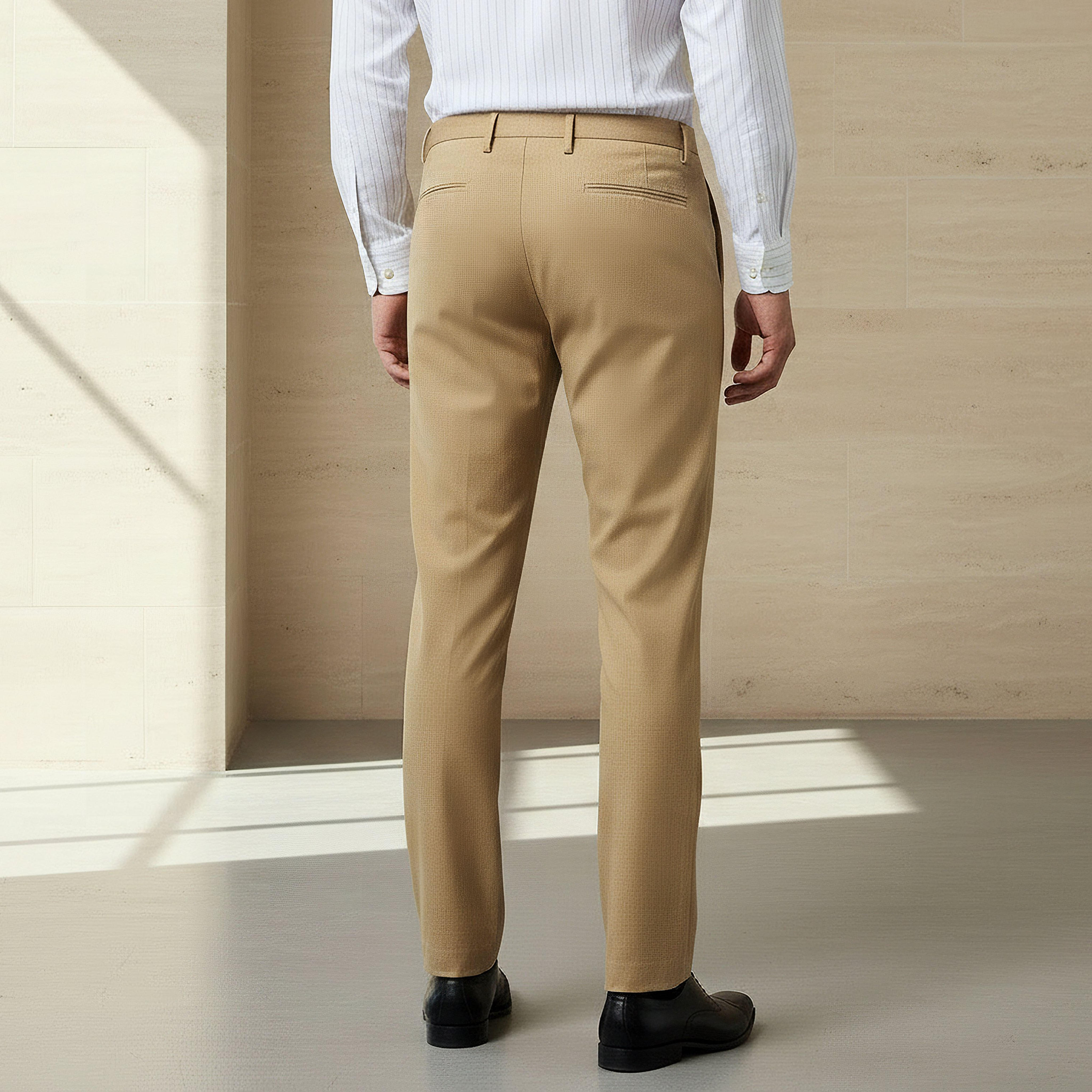 Regular Fit Flexi Waist Formal Trousers-men-clothing-bottoms-trousersandchinos-trousers-image-3