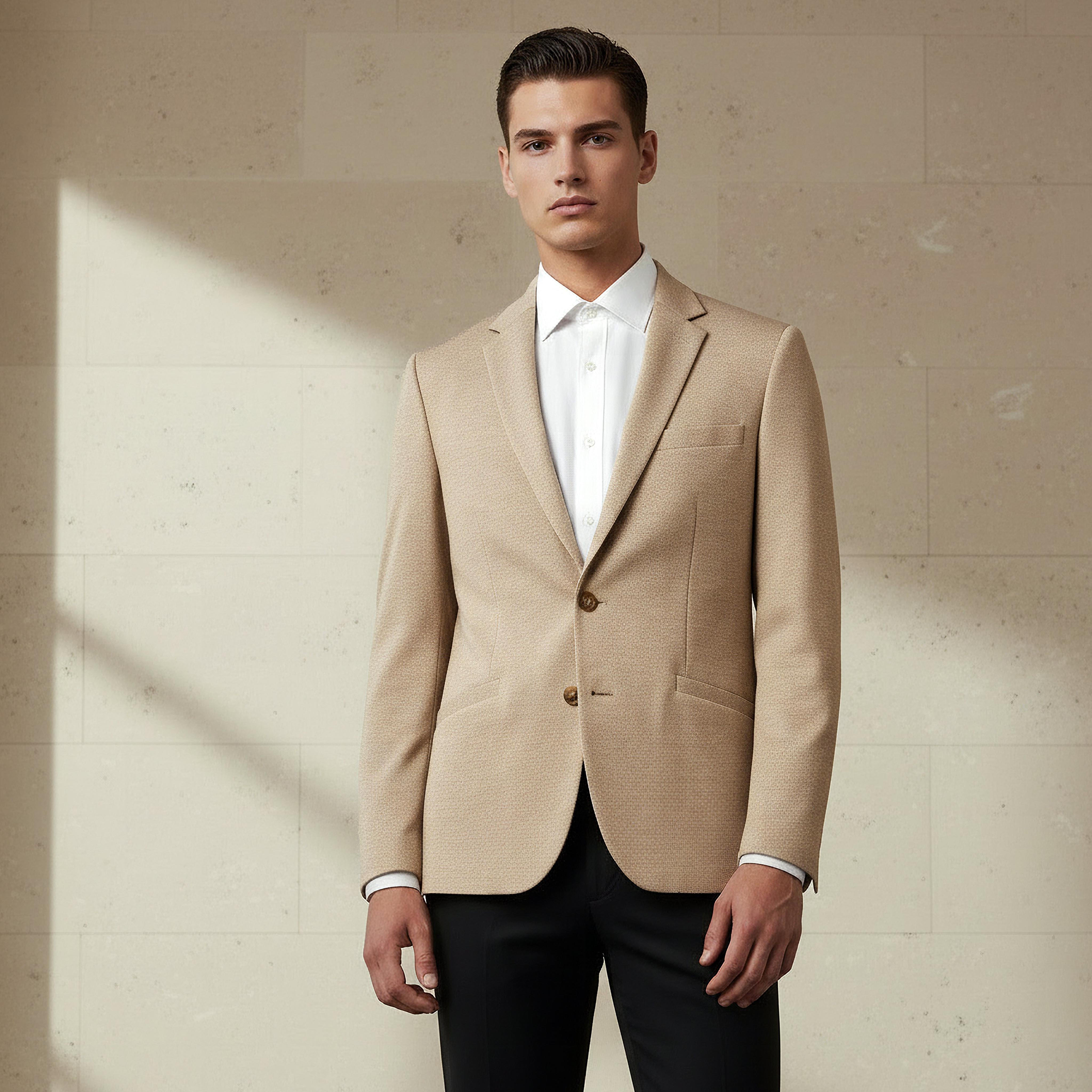 Men Slim Fit Notched Lapel Blazer-men-winterwear-jacketsandblazers-image-1