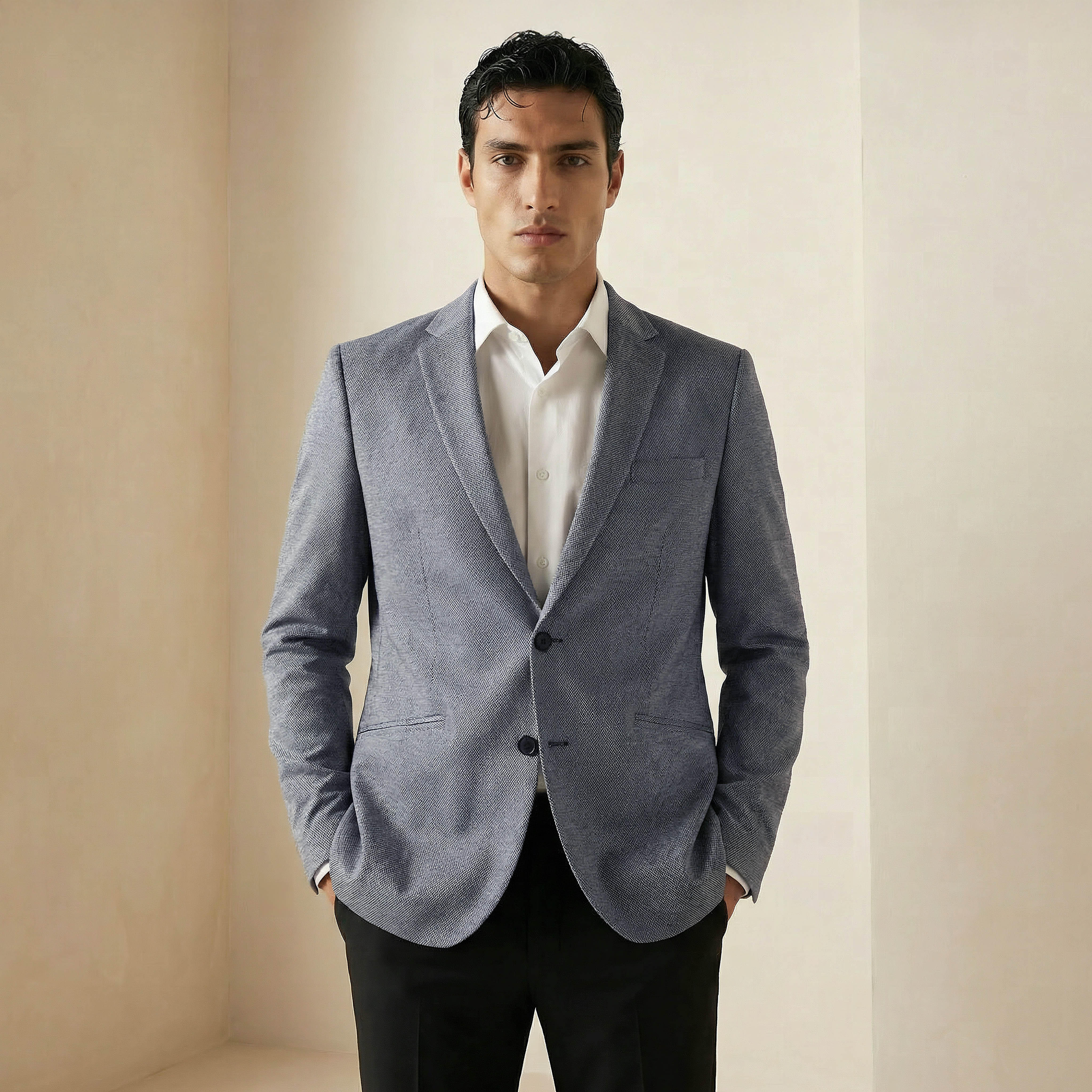 بليزر بقصة سليم وياقة مطوية للرجال-men-winterwear-jacketsandblazers-image-4