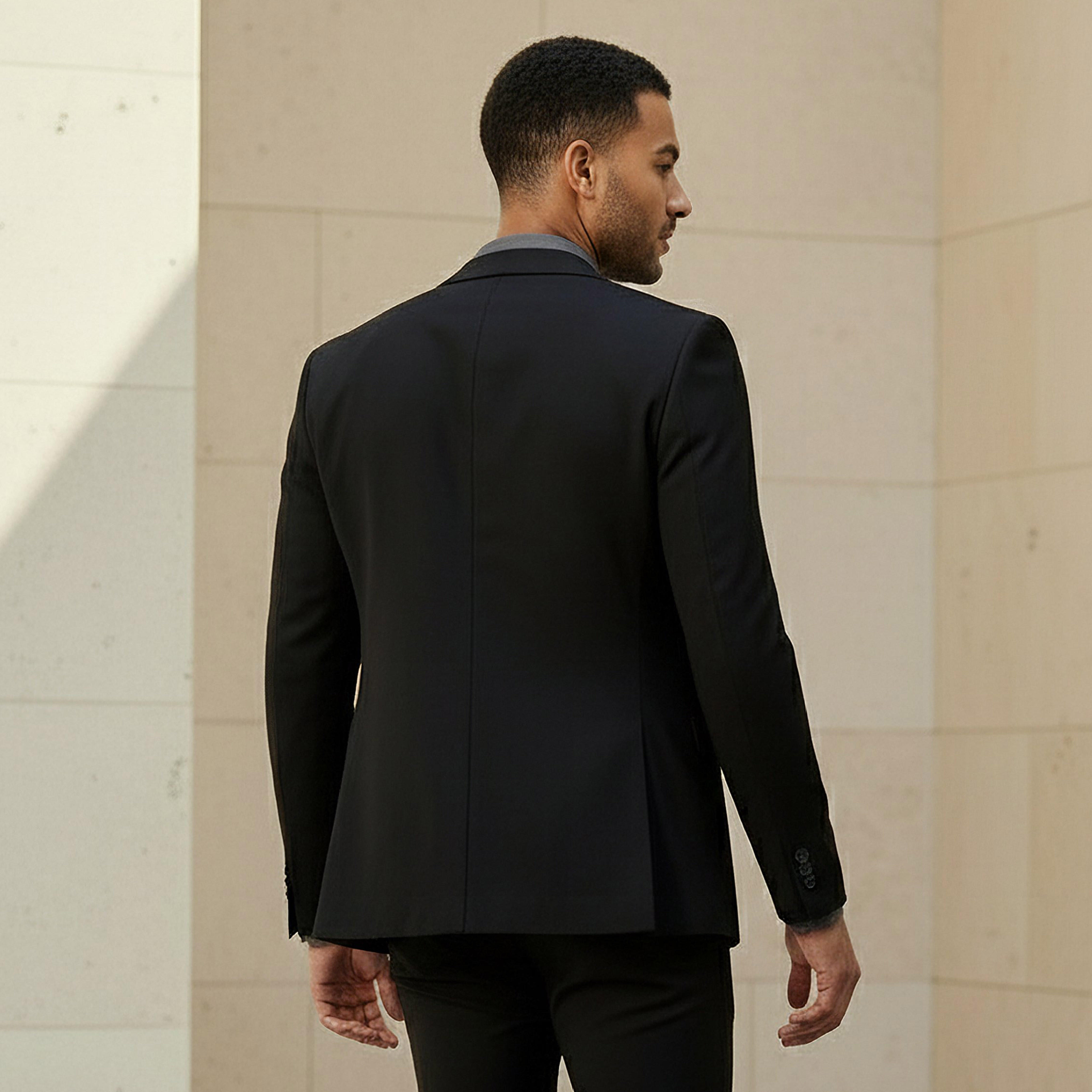 Men Regular Fit Notch Lapel Blazer-men-winterwear-jacketsandblazers-image-3