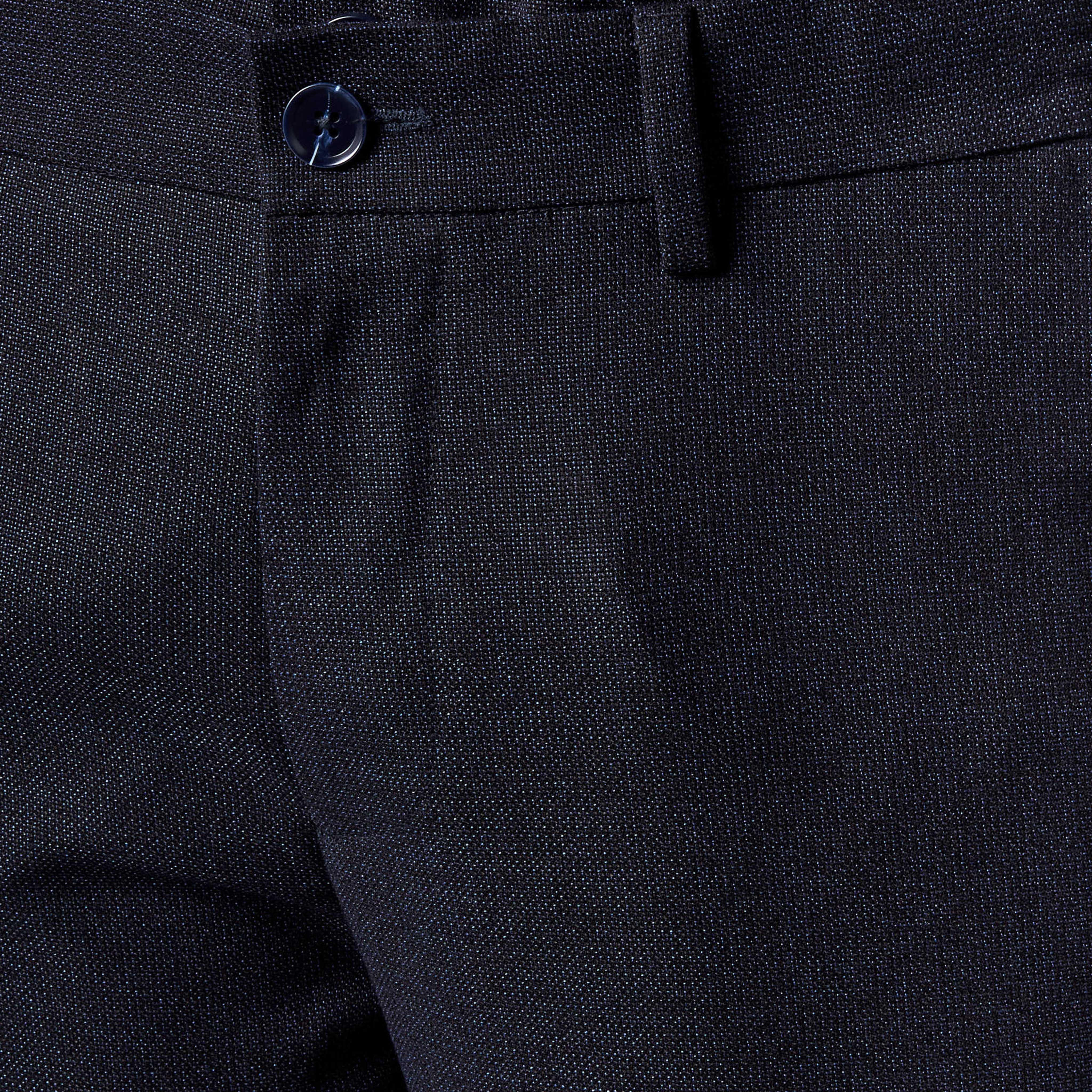 بنطلون رسمي دوبي بقصة سليم وخصر مرن -men-clothing-coordsets-image-5