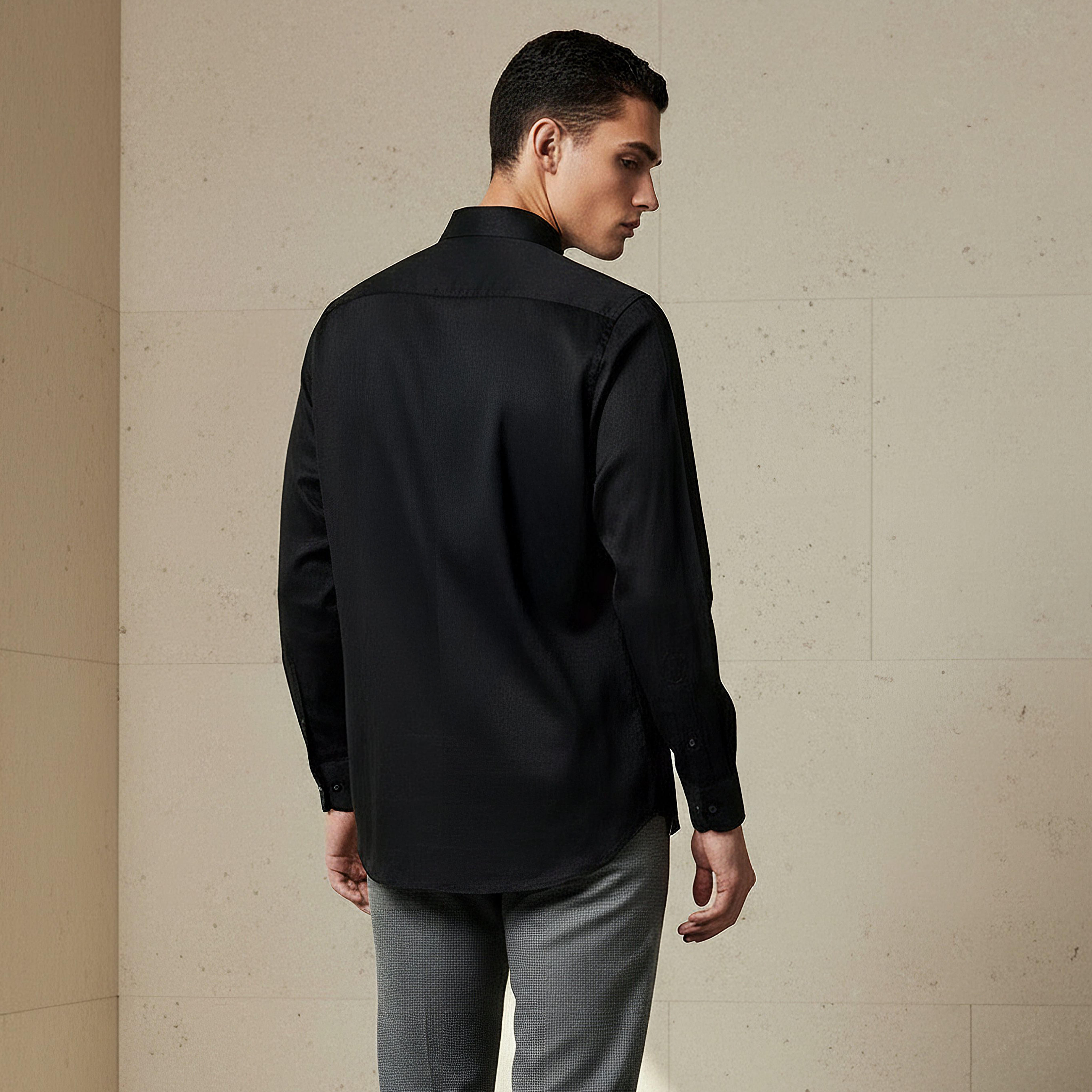 قميص رجالي بقصة عادية وياقة وأكمام طويلة-men-clothing-shirts-image-5