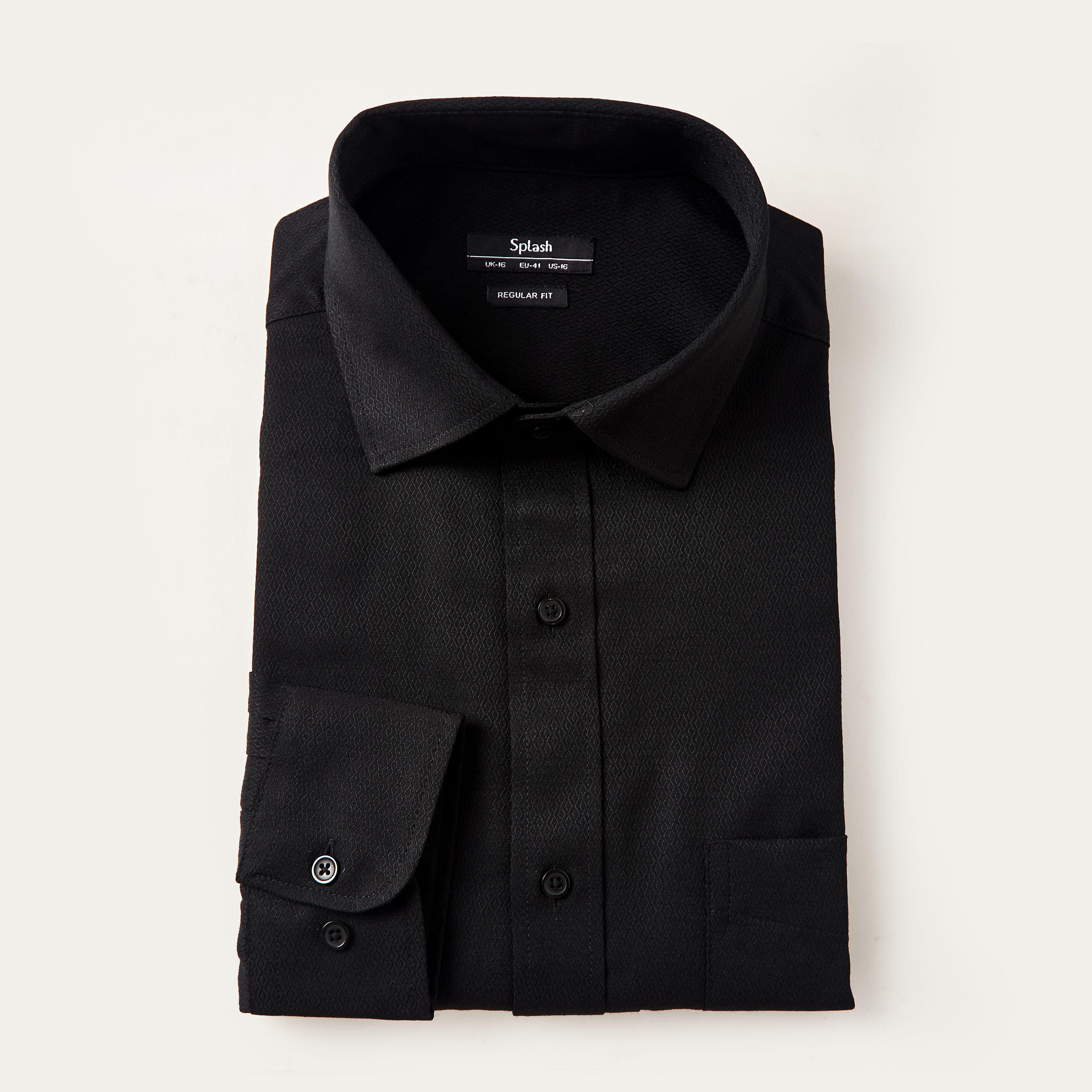 قميص رجالي بقصة عادية وياقة وأكمام طويلة-men-clothing-shirts-image-3