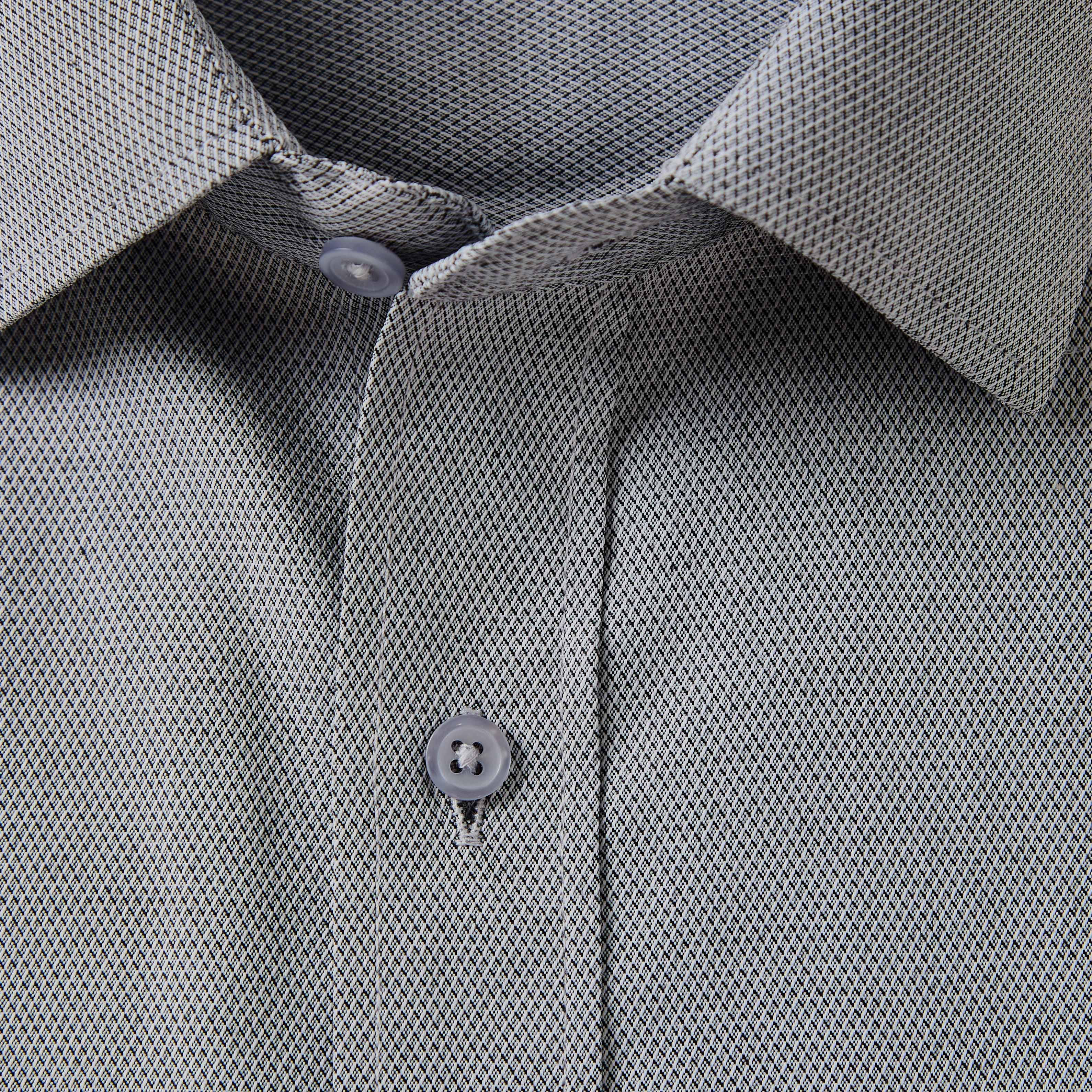 Men Regular Fit Collared Textured Long Sleeve Shirt-men-clothing-shirts-image-6