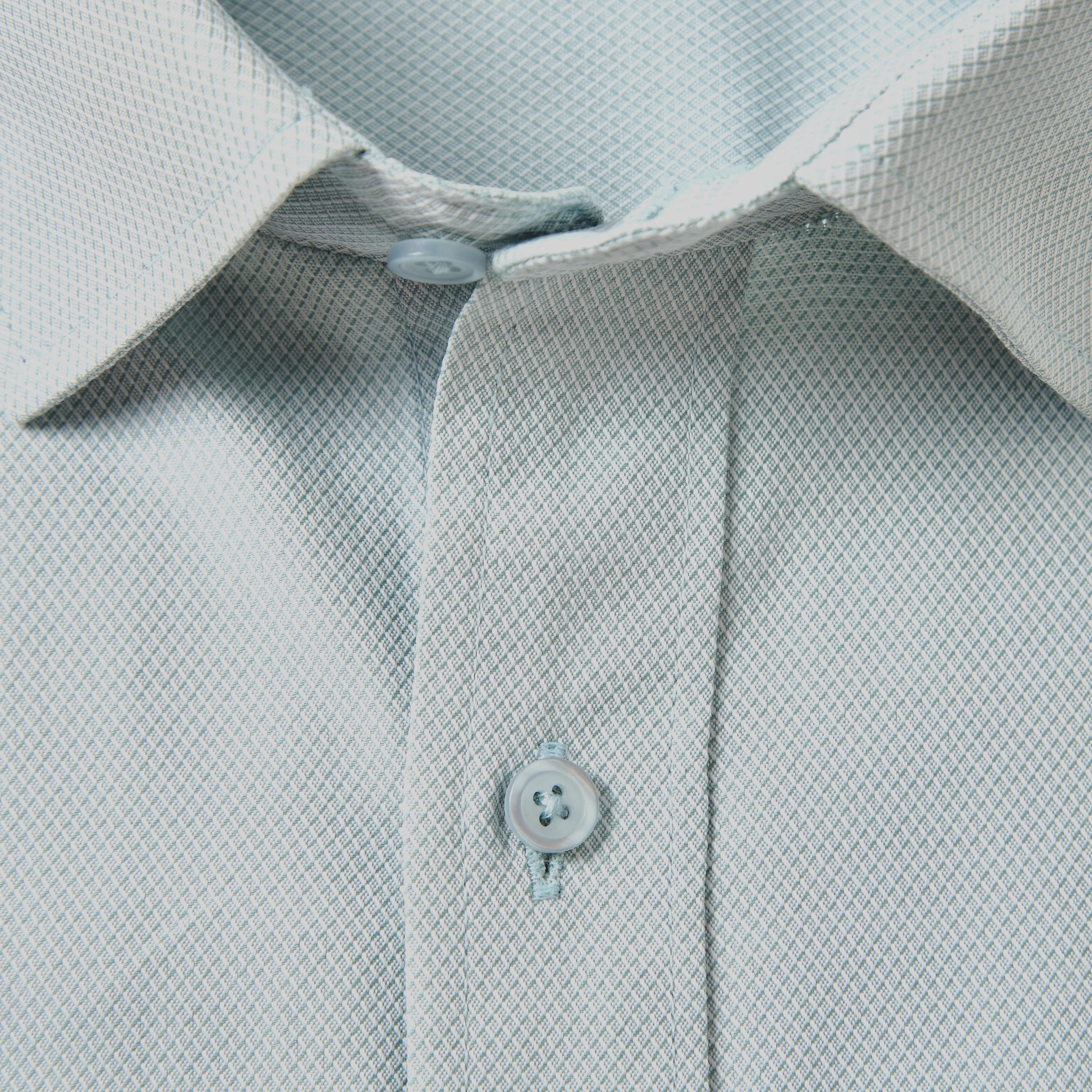 Men Regular Fit Collared Textured Long Sleeve Shirt-men-clothing-shirts-image-7