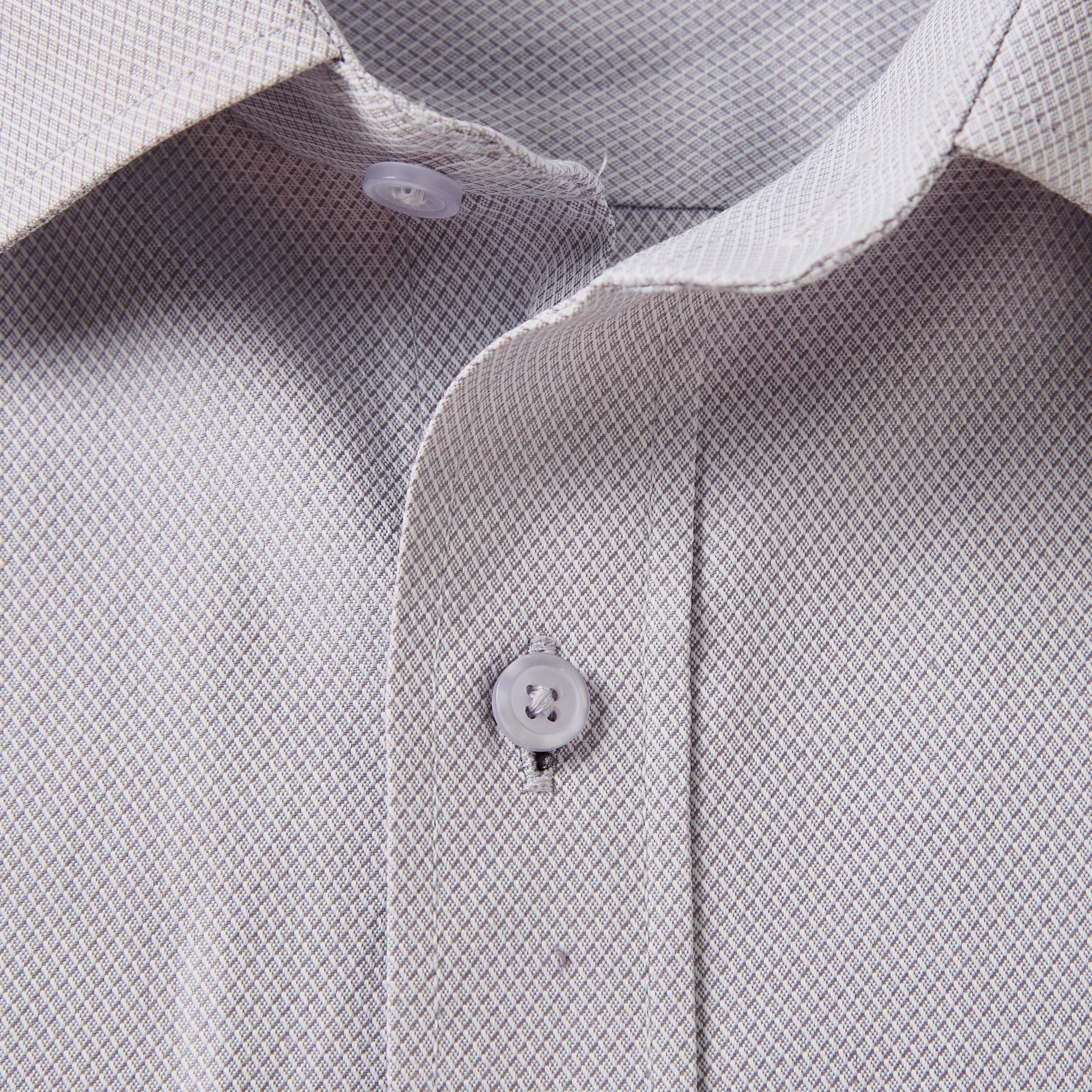 قميص بارز الملمس بأكمام طويلة وياقة وقصة عادية للرجال-men-clothing-shirts-image-1